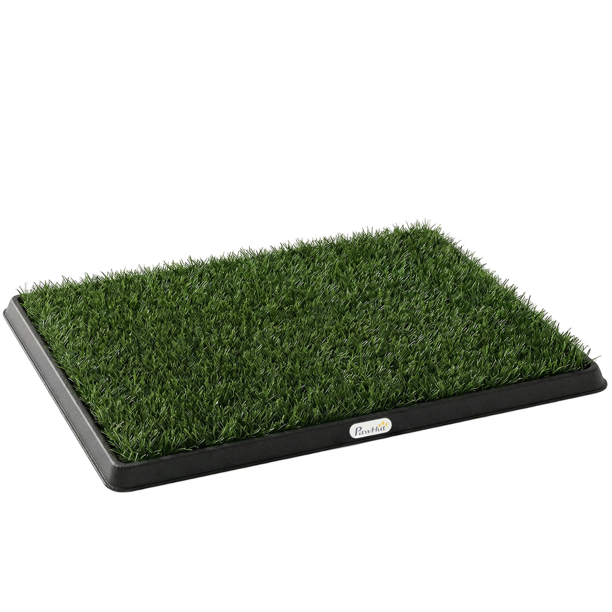 Dog Toilet 24.8 x 19.9 in – Washable Artificial Grass Potty Tray for Puppies & Small/Medium Dogs, Ideal for Balcony & Apartment