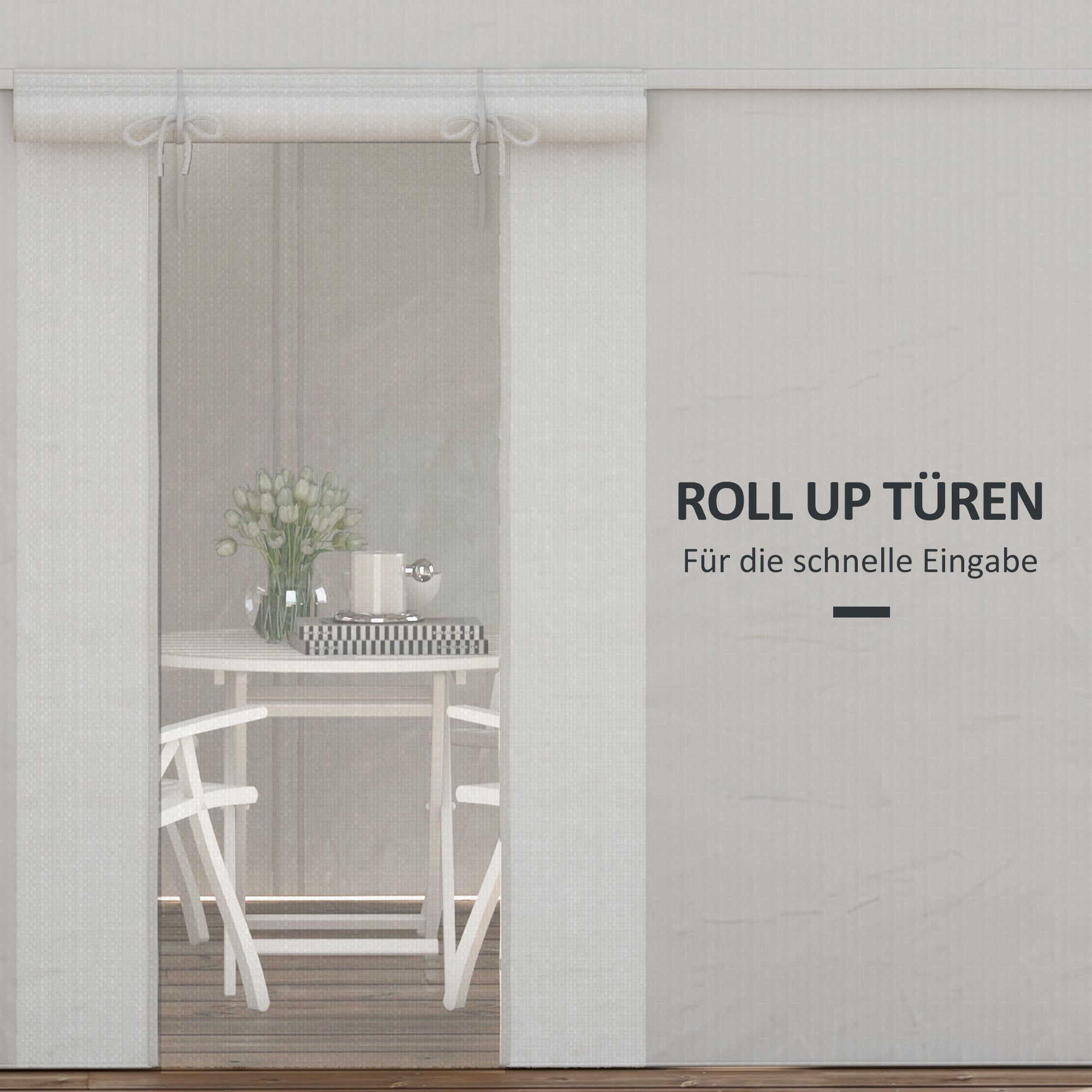 Replacement Roof Set for Garden Gazebo with 2 Side Walls, Waterproof Replacement Cover for Garden Pavilion, Garden Tent, White