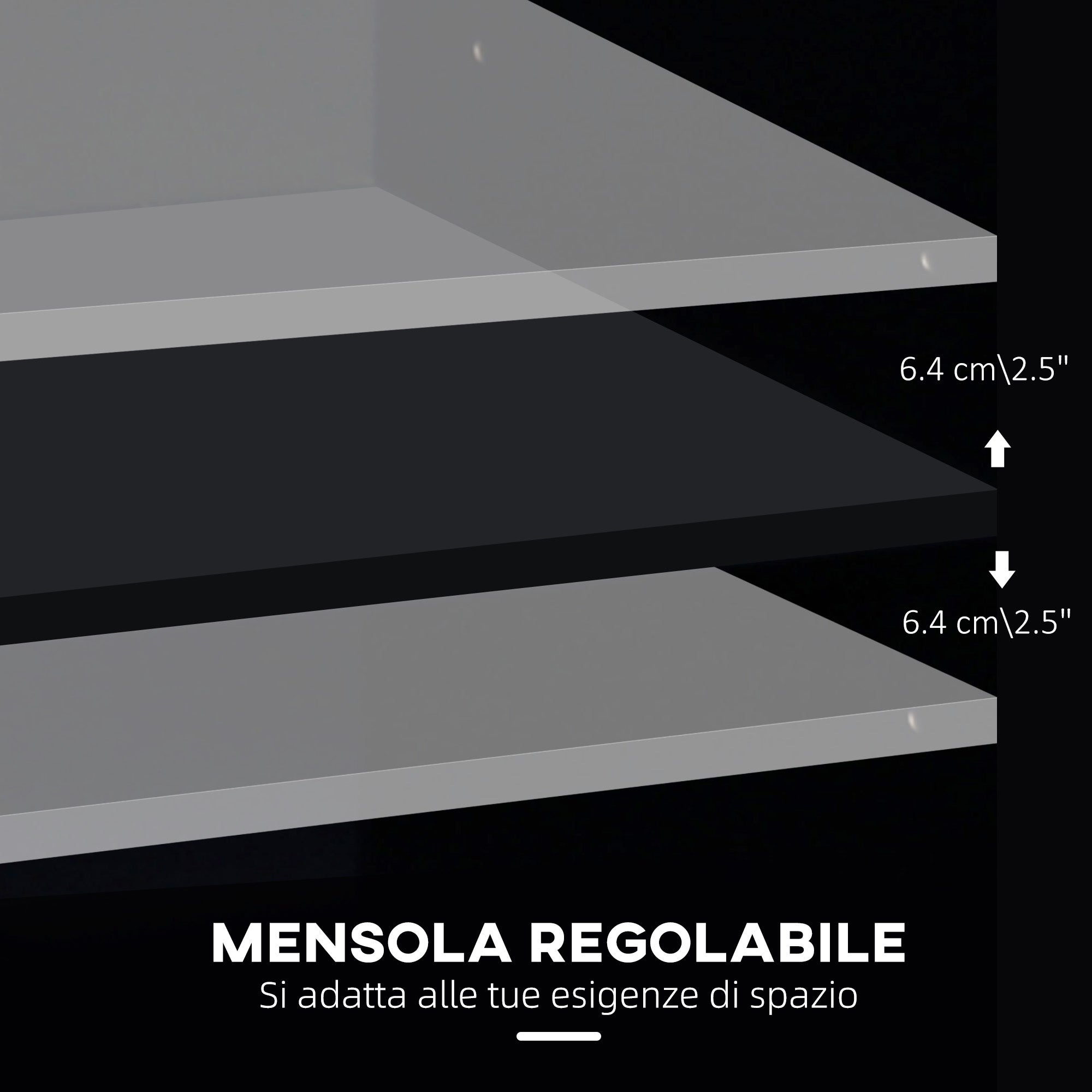 Multifunctional Office Cabinet with 360° Wheels, for Printers and Files, in Black Wood 100x40x71cm