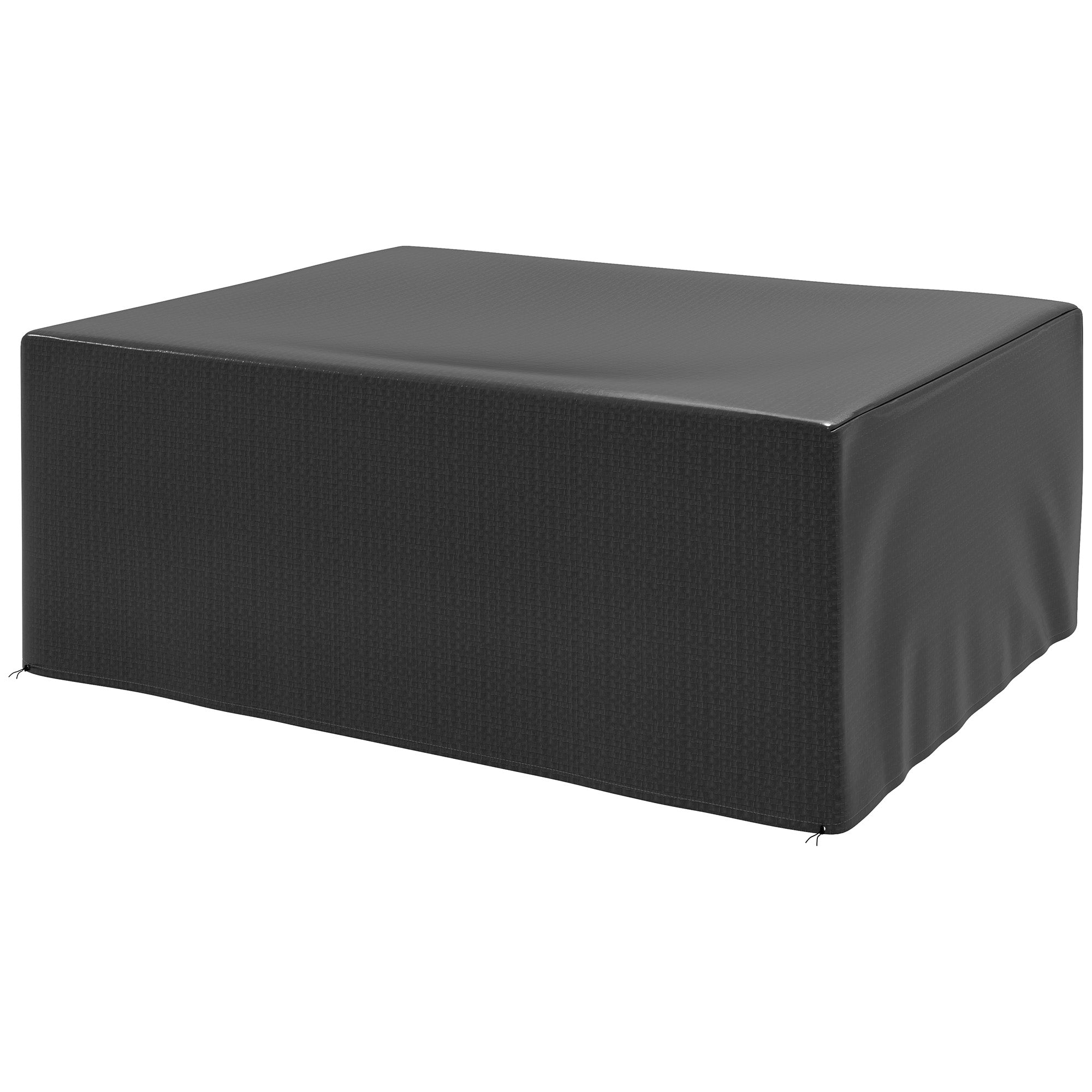 Waterproof, UV-Resistant Outdoor Furniture Cover – Protective PE Tarp for Garden Tables & Patio Furniture, Rectangular 235 x 190 x 90 cm (92.5" x 74.8" x 35.4") – Black