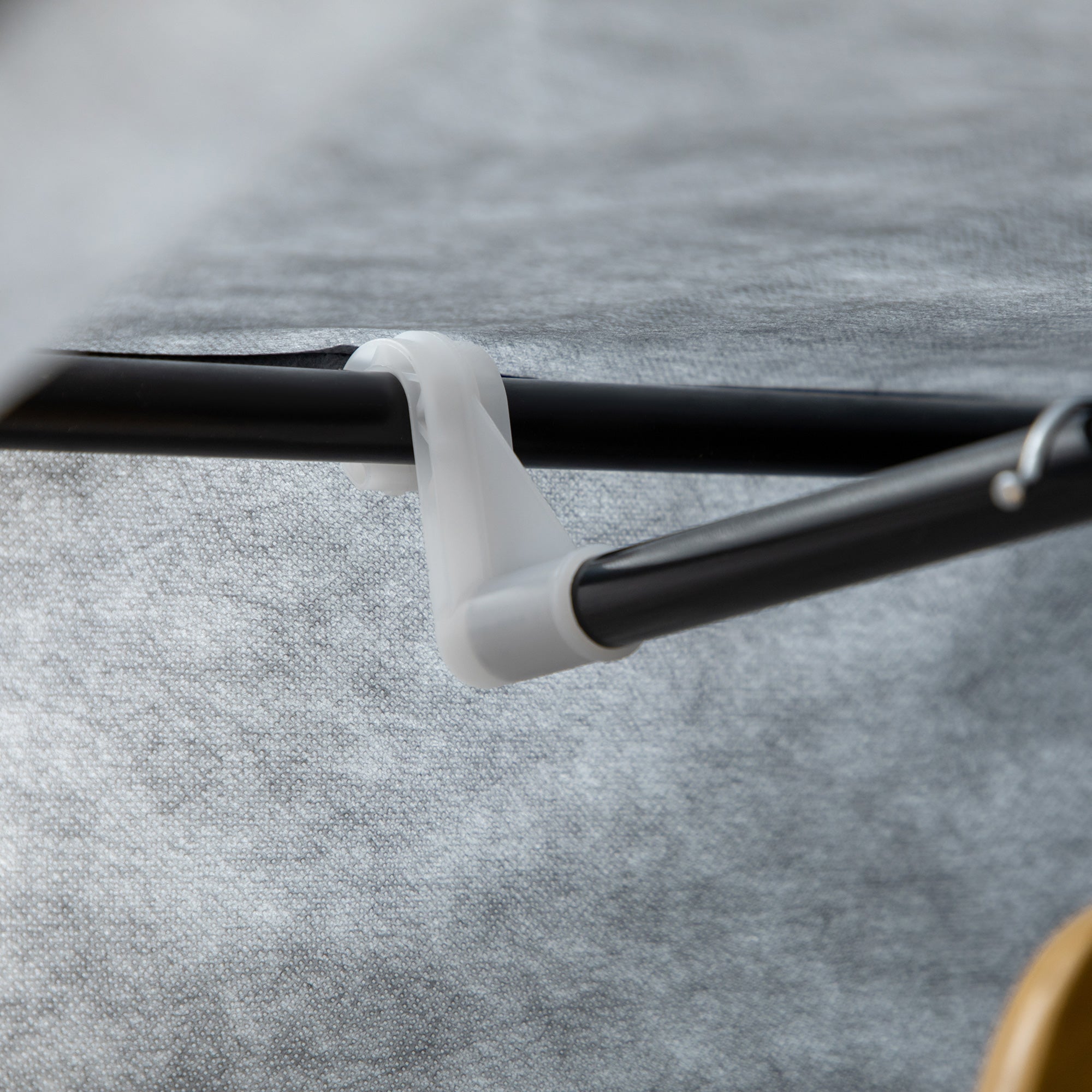 Fabric Wardrobe with 6 Shelves, Clothes Rail, Zipper Wardrobe for Dressing Room Bedroom, 103 x 43 x 162.5 cm, Dark Gray