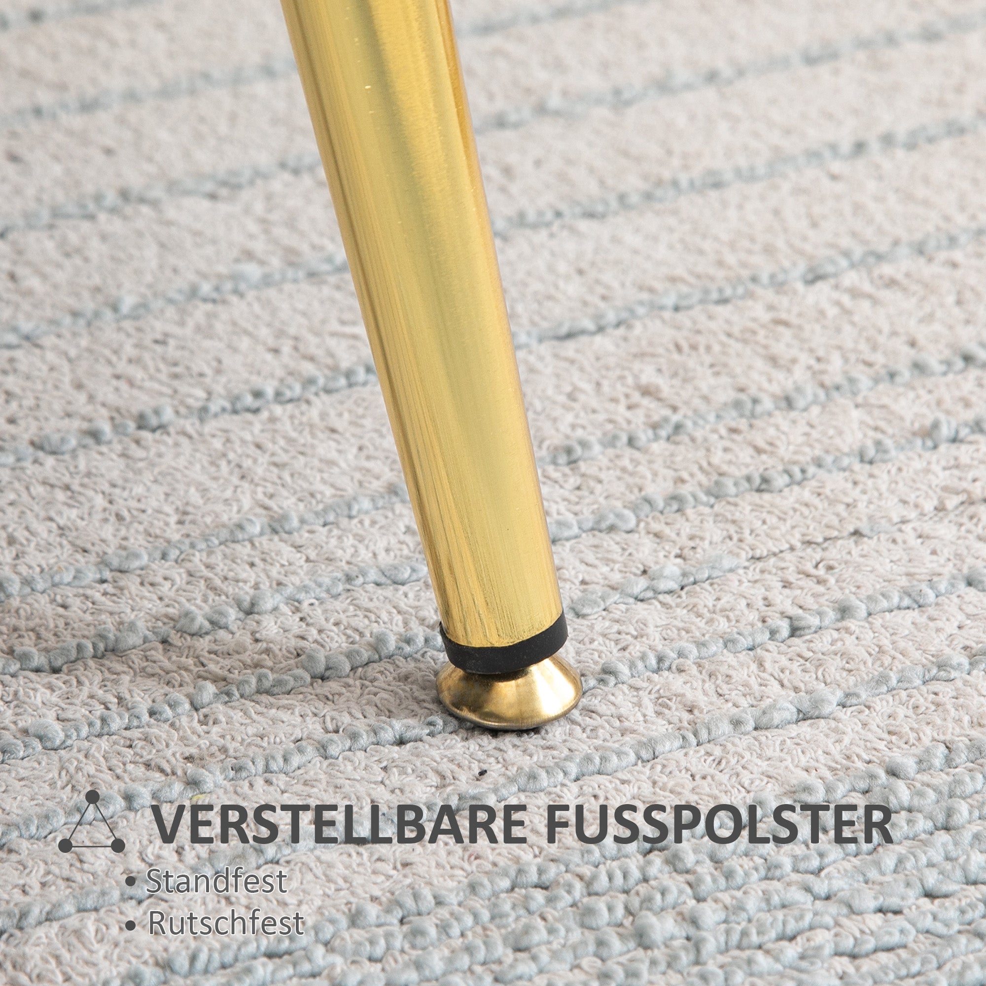 Armchair Upholstered Shell-shaped Relaxing Chair with Metal Legs, Vanity Stool with Velvet Look, for Bedroom Living Room, Yellow