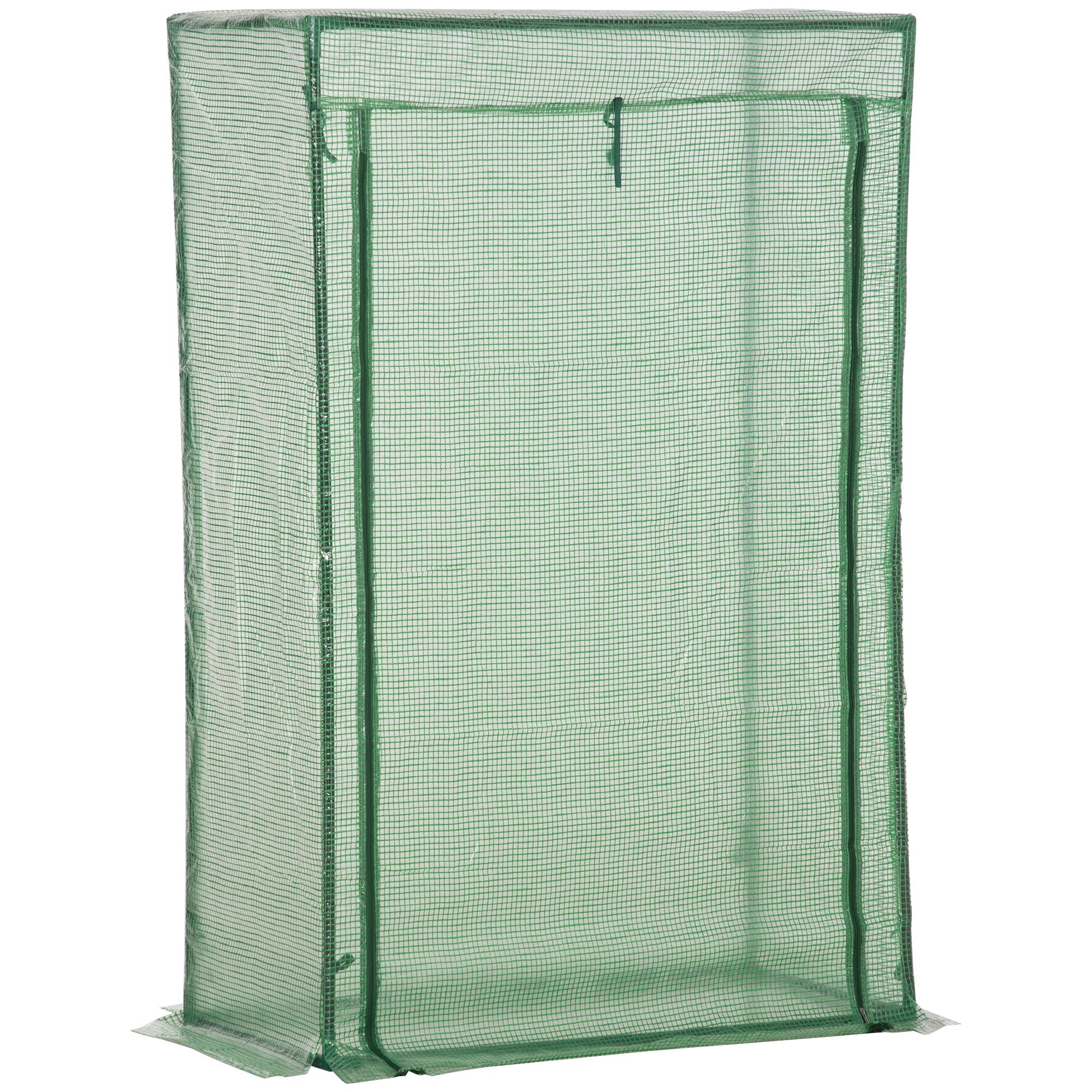 Greenhouse with Door, Winterproof Steel Frame Greenhouse, Greenhouse for Balcony, Garden, Tomato House 100x50x150cm, Tomato Greenhouse for Tomatoes, Vegetables, Flowers, Plants, Green