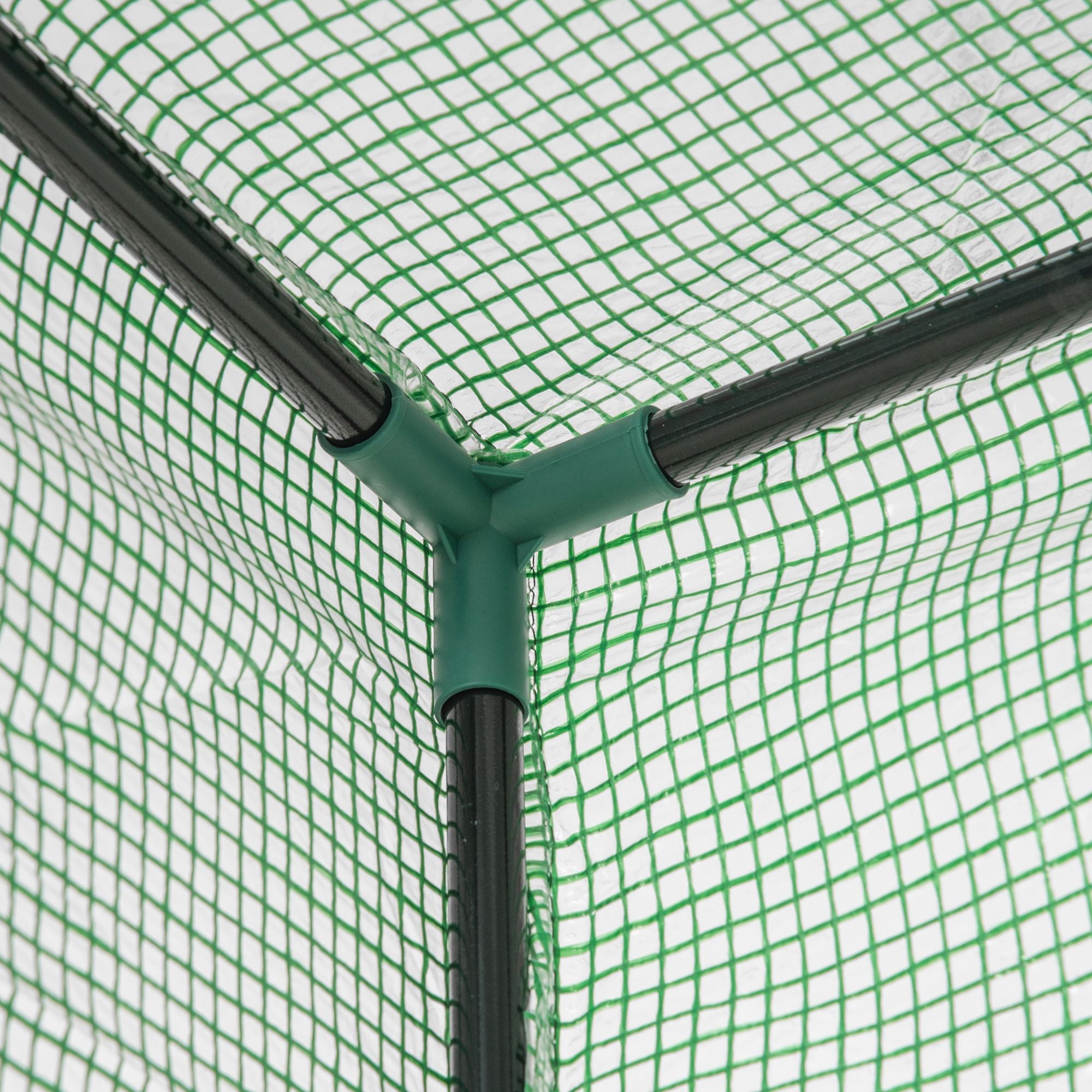 Greenhouse with Door, Winterproof Steel Frame Greenhouse, Greenhouse for Balcony, Garden, Tomato House 100x50x150cm, Tomato Greenhouse for Tomatoes, Vegetables, Flowers, Plants, Green