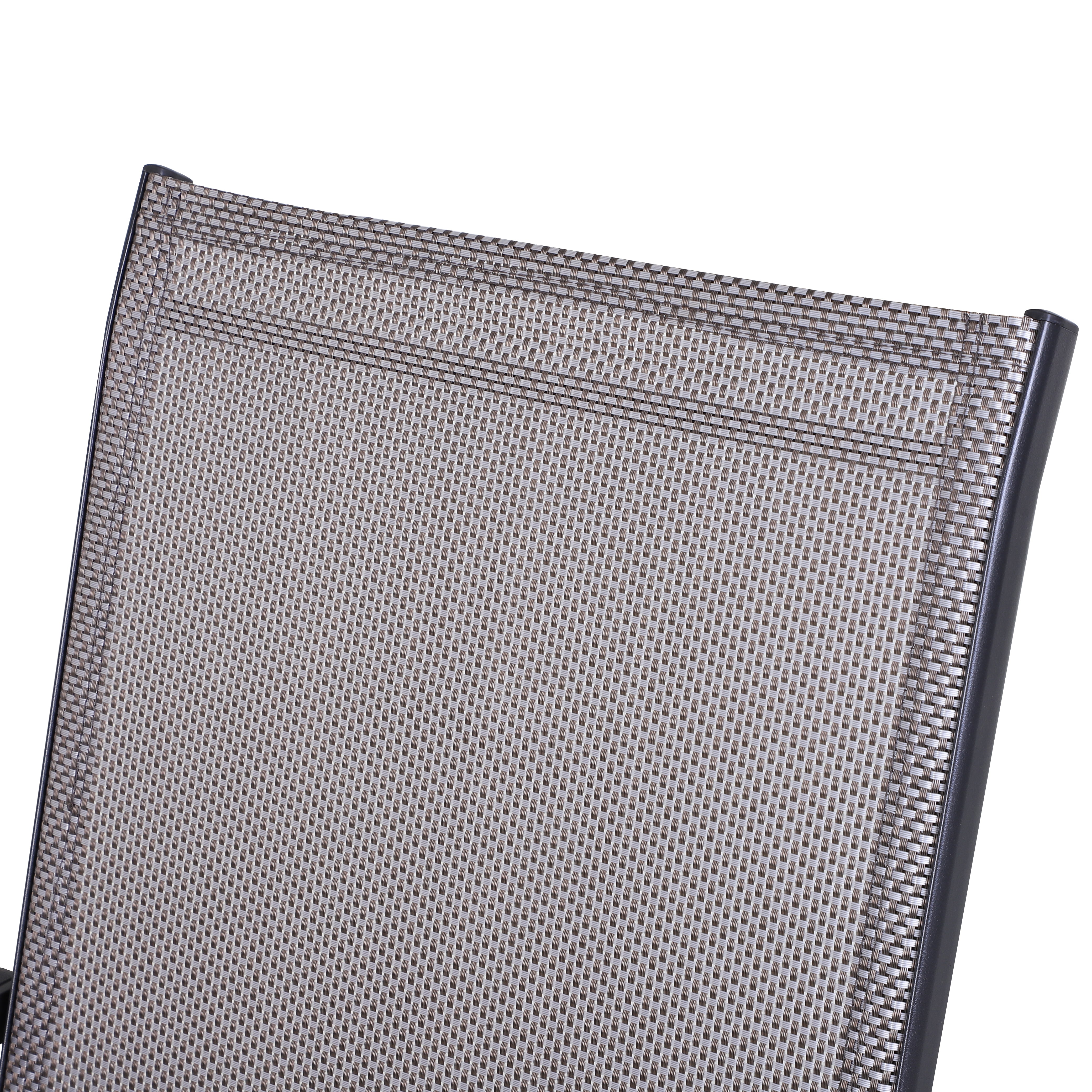 Folding Chair with Armrest 2-Pack Camping Chair Fishing Chair Metal Gray 58 x 64 x 94 cm