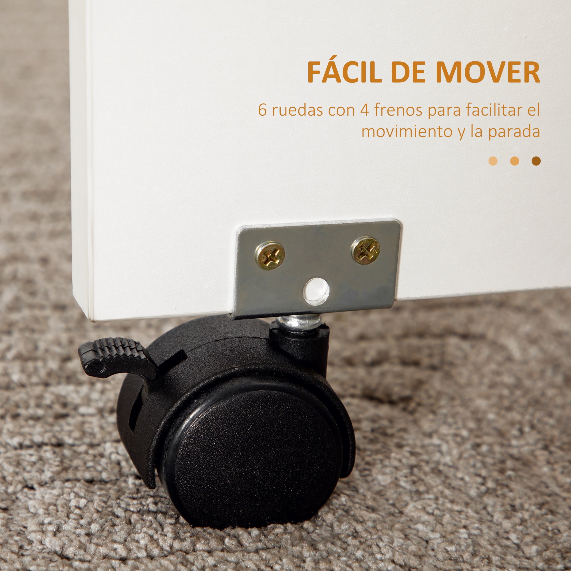 Folding Dining Table Kitchen Table with Wheels, Foldable Wings, Drawers, and Cabinet for 4-6 People 120x60x76.5 cm White