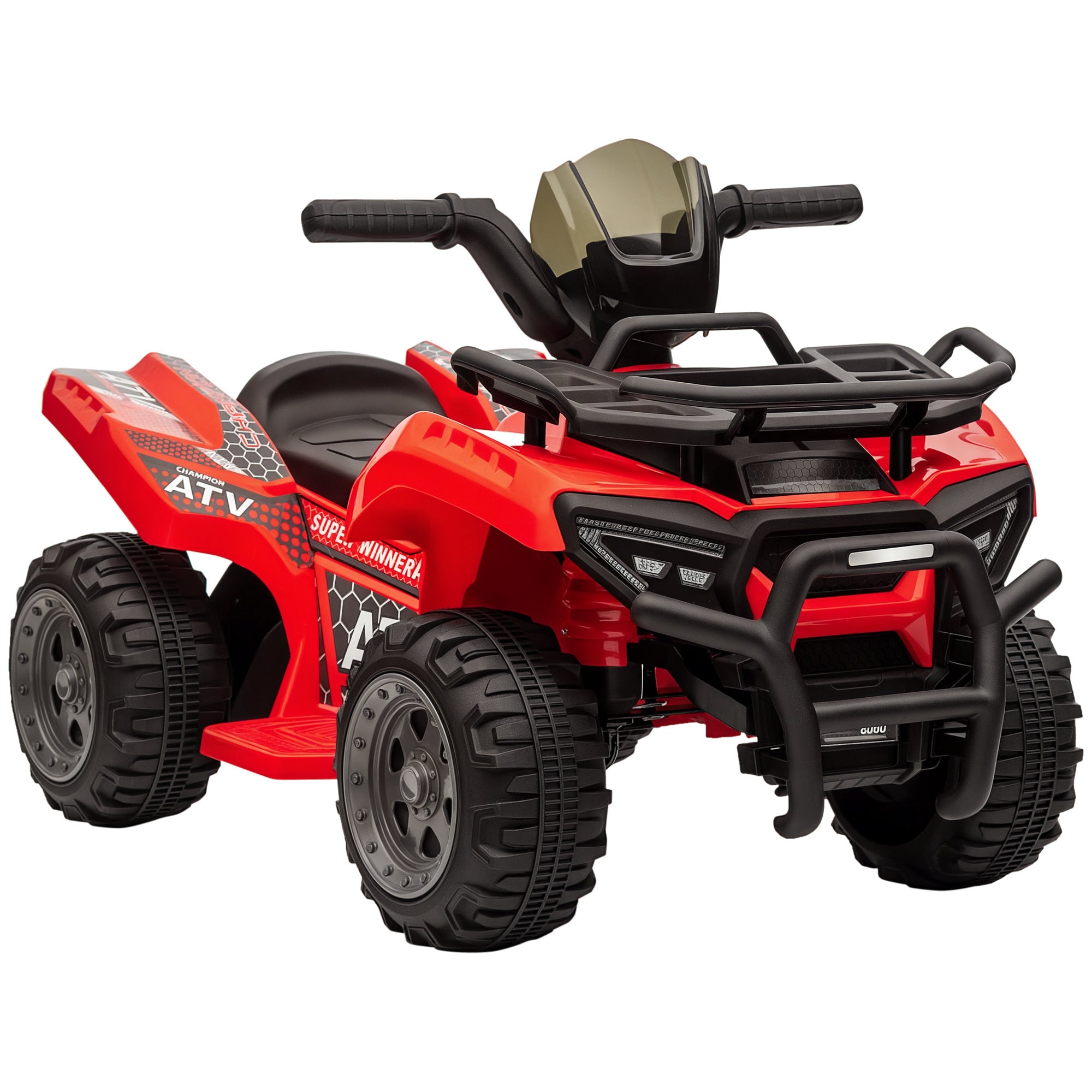 Kids Quad Electric 6V Children's Quad with Forward Function, Music, Electric Quad for Kids 1.5-3 Years Red