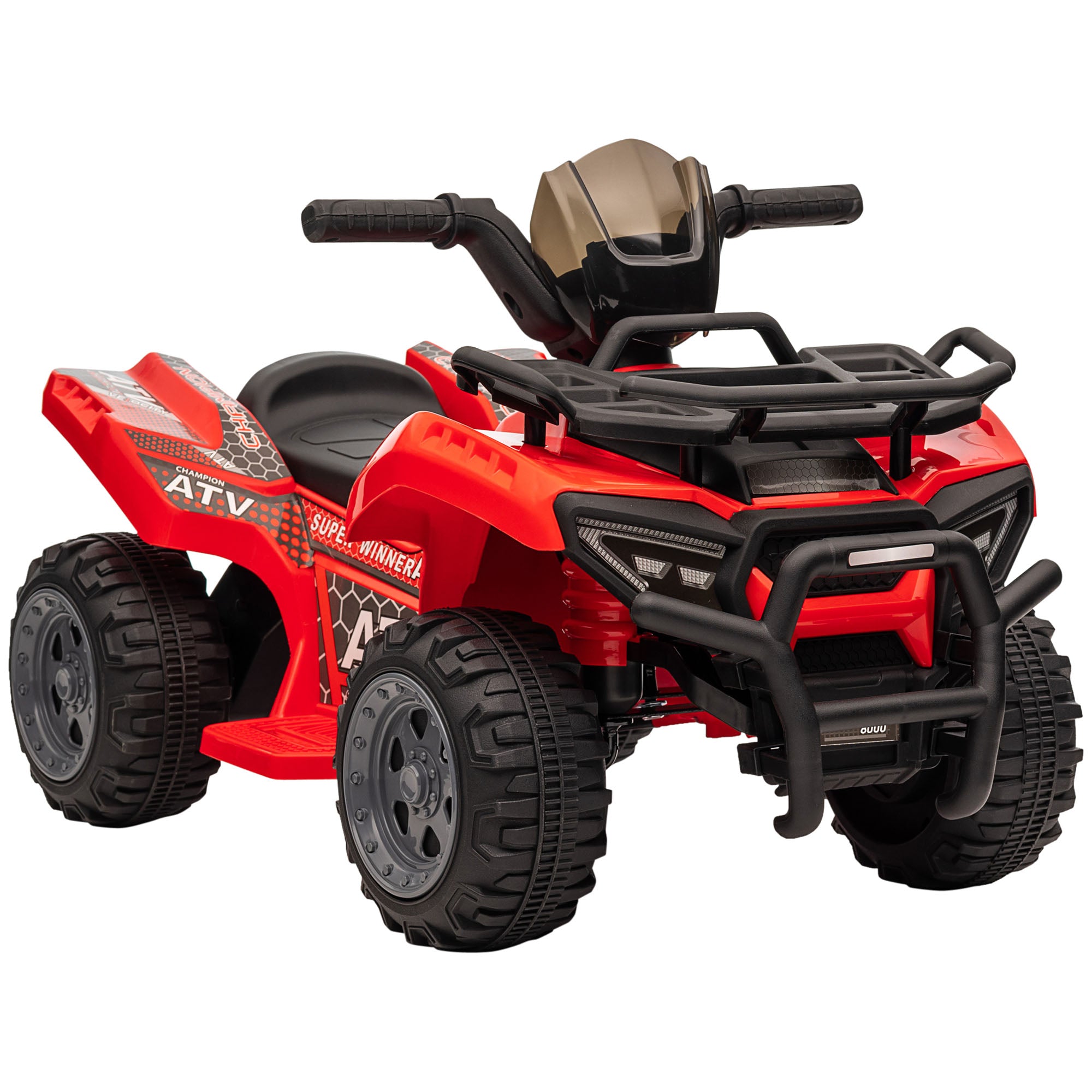 Kids Quad Electric 6V Children's Quad with Forward Function, Music, Electric Quad for Kids 1.5-3 Years Red