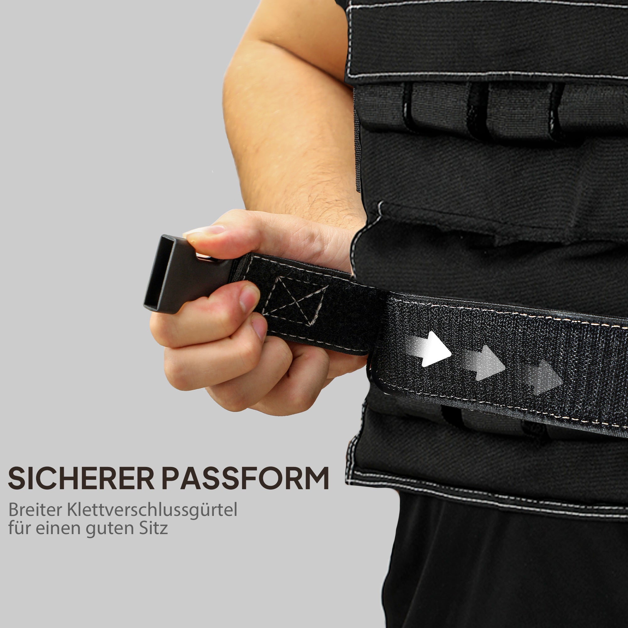 SPORTNOW Weighted Vest 20 KG Adjustable Training Vest with Removable Weights Reflective Stripes Running Vest for Women Men Muscle Building Strength Training, Running, Fitness, Cross Training