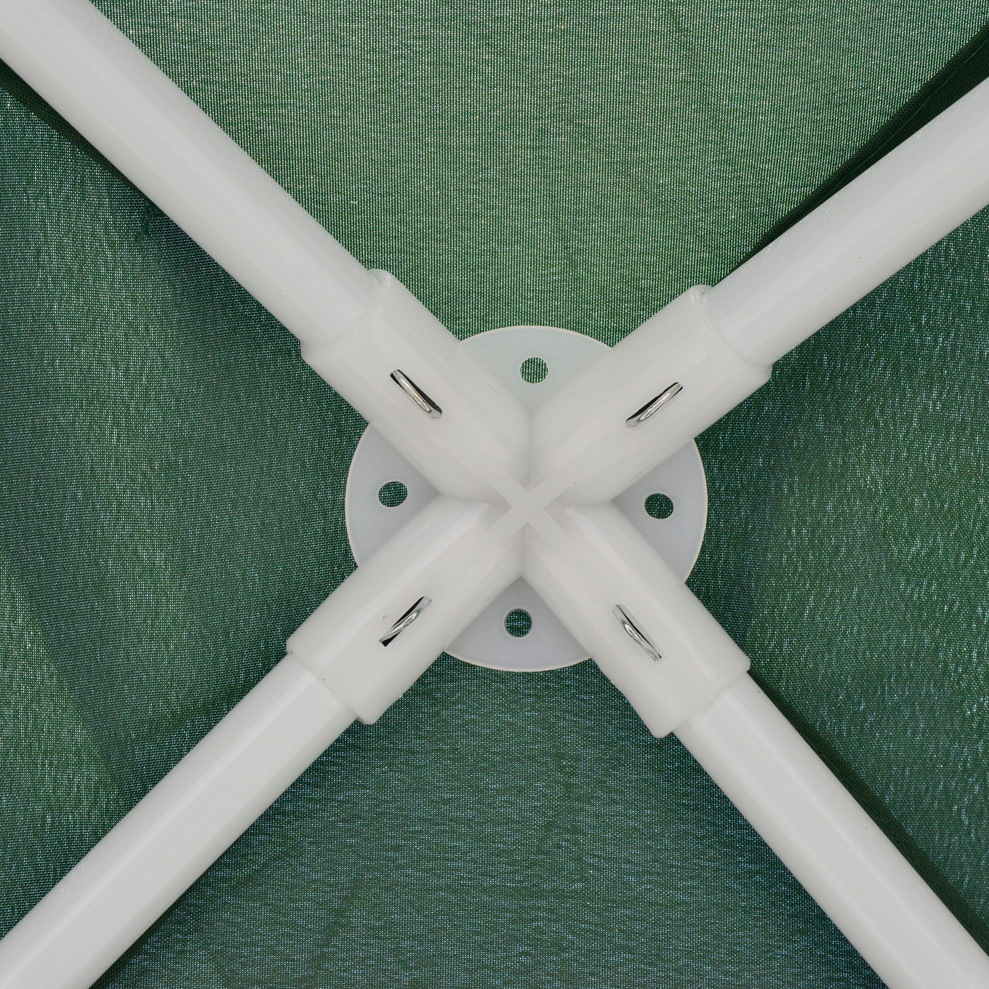 Garden Pavilion Gazebo Party Tent Weatherproof Tent with Mosquito Net Metal + Polyester Green 3 x 3 m