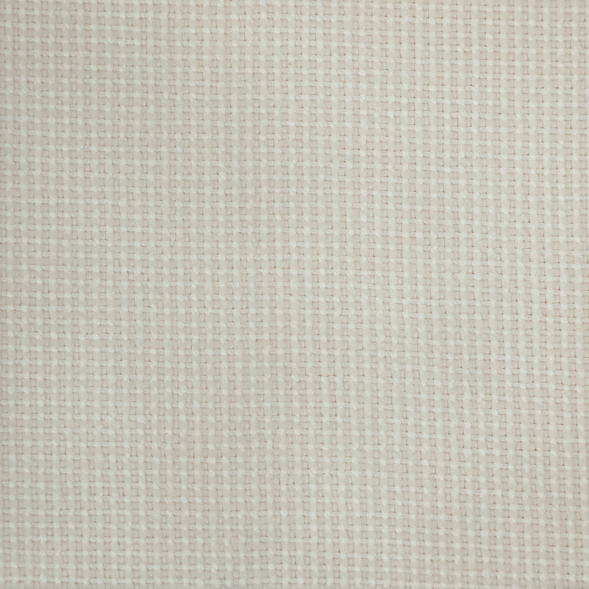 Storage Footstool Footstool with Lid, Metal Ring, Two-Tone Design Round Footstool Upholstered Stool, Chenille 36 x 36 x 44 cm Cream White