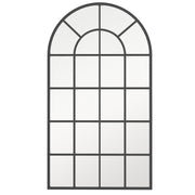 Wall Mirror Hallway Mirror 110 x 65cm Decorative Mirror with Metal Frame Hanging Mirror Living Room Mirror for Bedroom Black