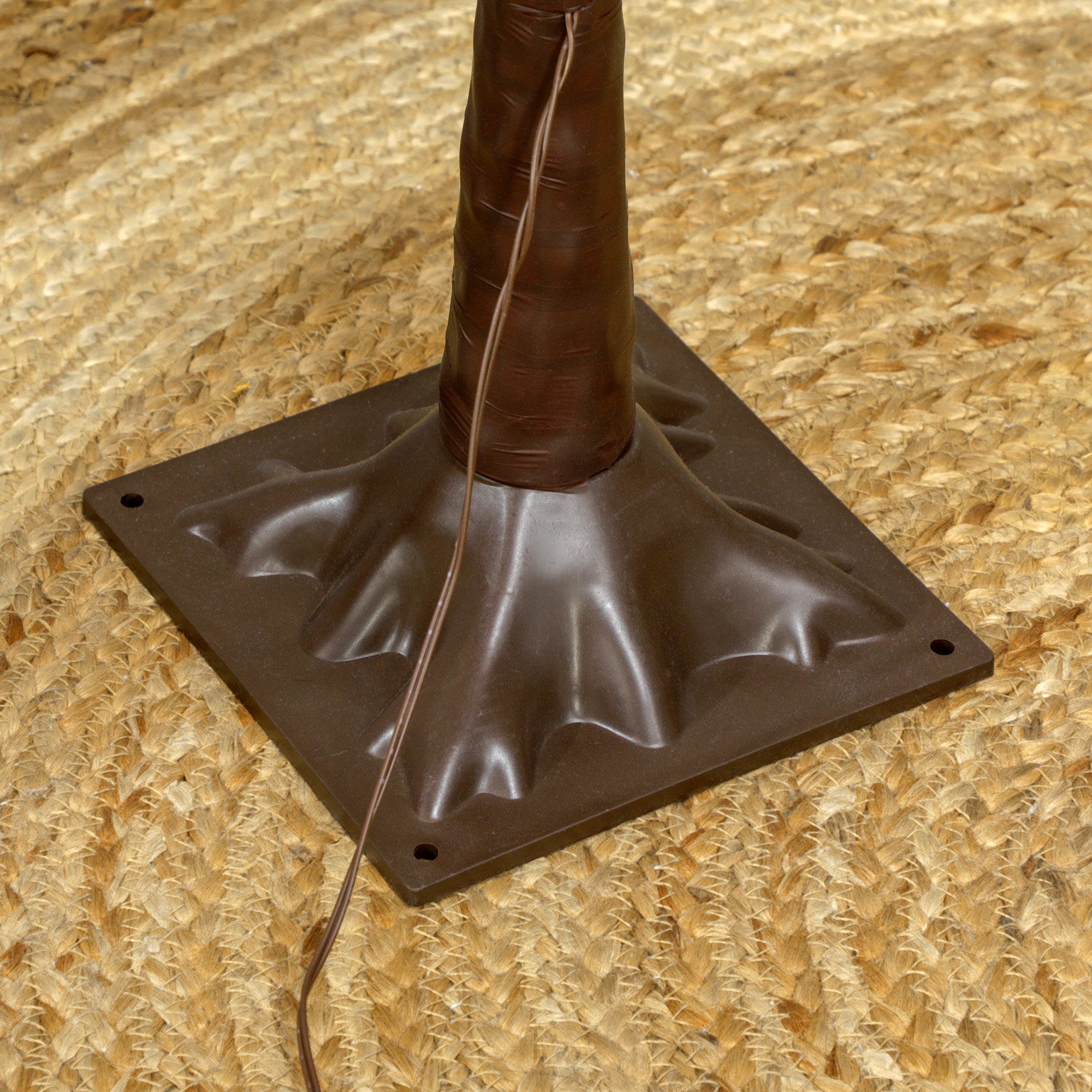 Artificial Autumn Eucalyptus Tree 150 cm Tree Lamp with 245 LED Lights and Base Christmas Decoration for Indoors and Outdoors Orange