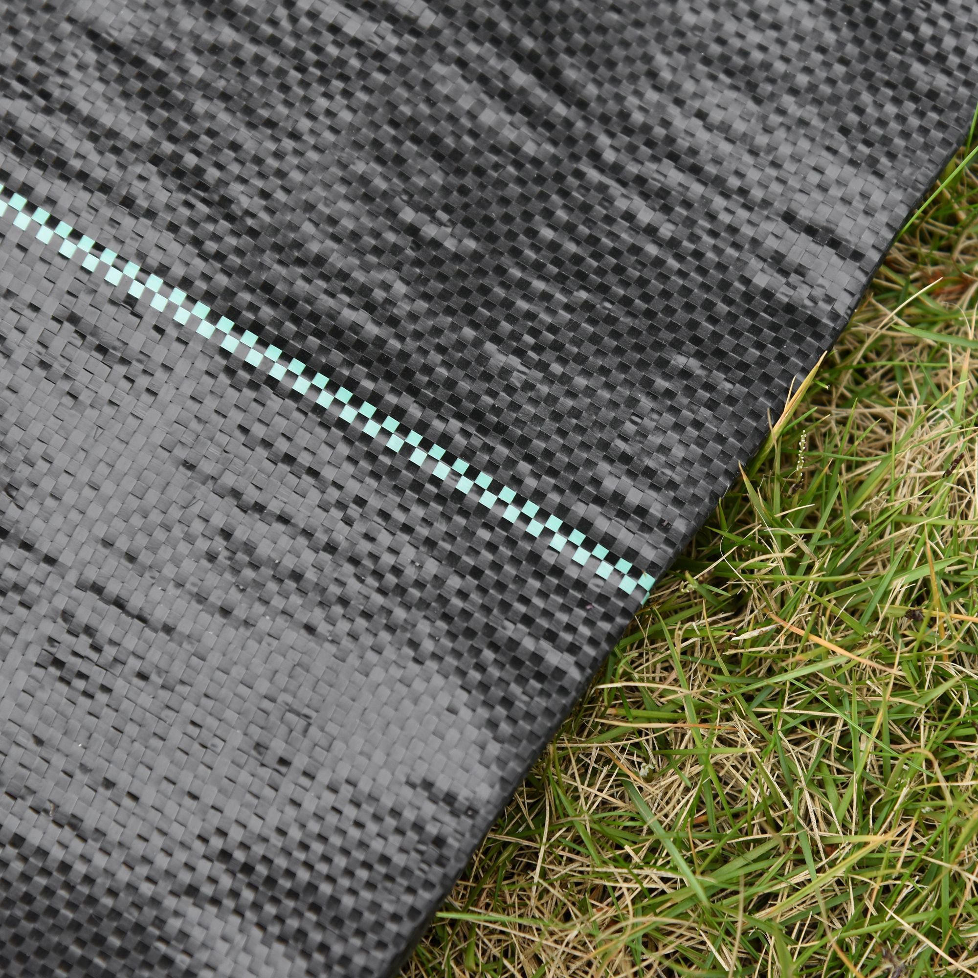 Weed Control Fabric 2x50 m Weed Barrier Fabric Weed Control Geotextile Mesh against Weeds and Weeds 100 g/m² for Garden Terrace Patio Black