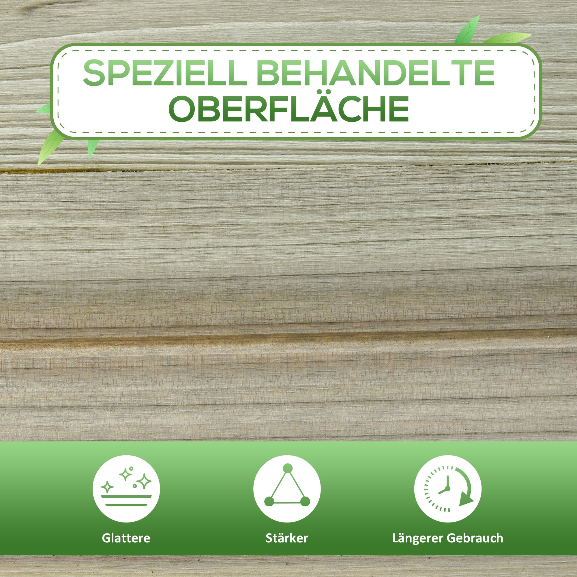 Raised Garden Bed with Shelf, Raised Herb Bed with Drainage Holes, Wooden Planter Box, Weather-Resistant Vegetable Bed, Garden Bed, Planting Bed for Garden, Balcony, Terrace, 91 x 51 x 76 cm, Green