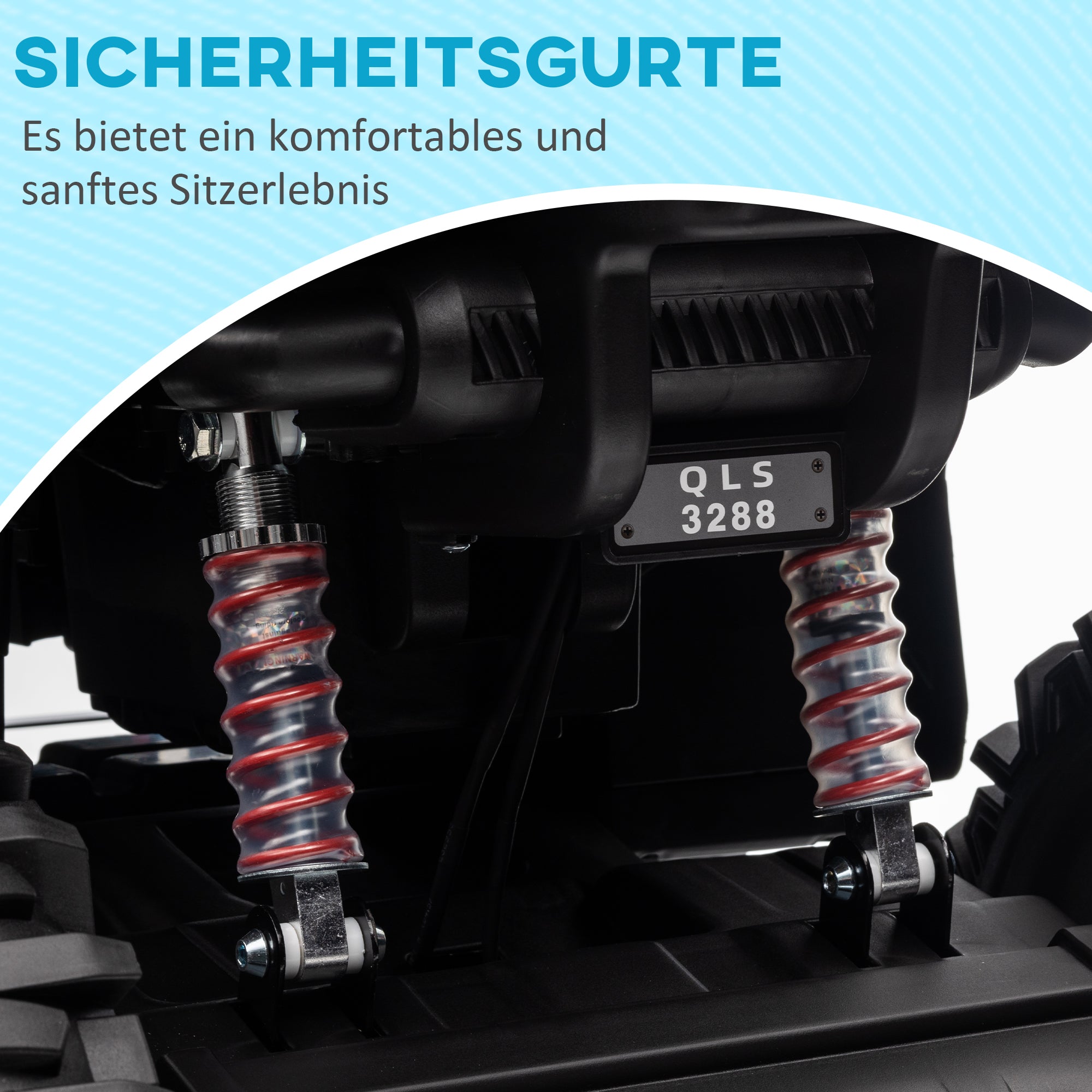 Electric Quad for Kids, 12V 10Ah Kids Quad with Forward, Reverse Function, 2 Motors, USB Connection, MP3 Music Player, Kids Vehicle with Headlights 3-8 km/h, for 3-5 Years, Green