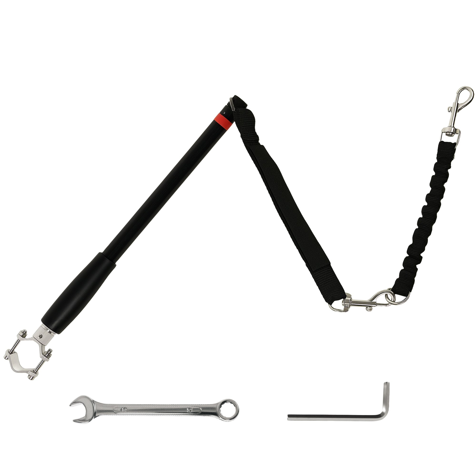 Dog Bike Leash Easy Installation and Removal Dog Leash for Bicycle, Cycling, Training, Jogging, Black