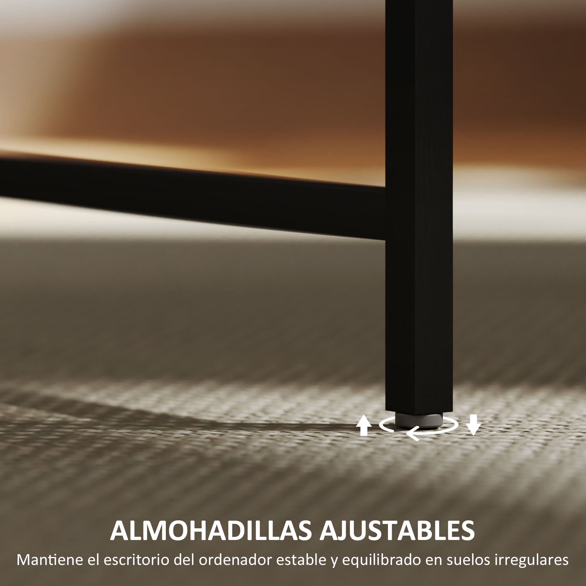 Industrial Desk with LED Lights Power Outlets Monitor Stand Remote Control Computer Desk for Office Study 100x50x90.5 cm Rustic Brown