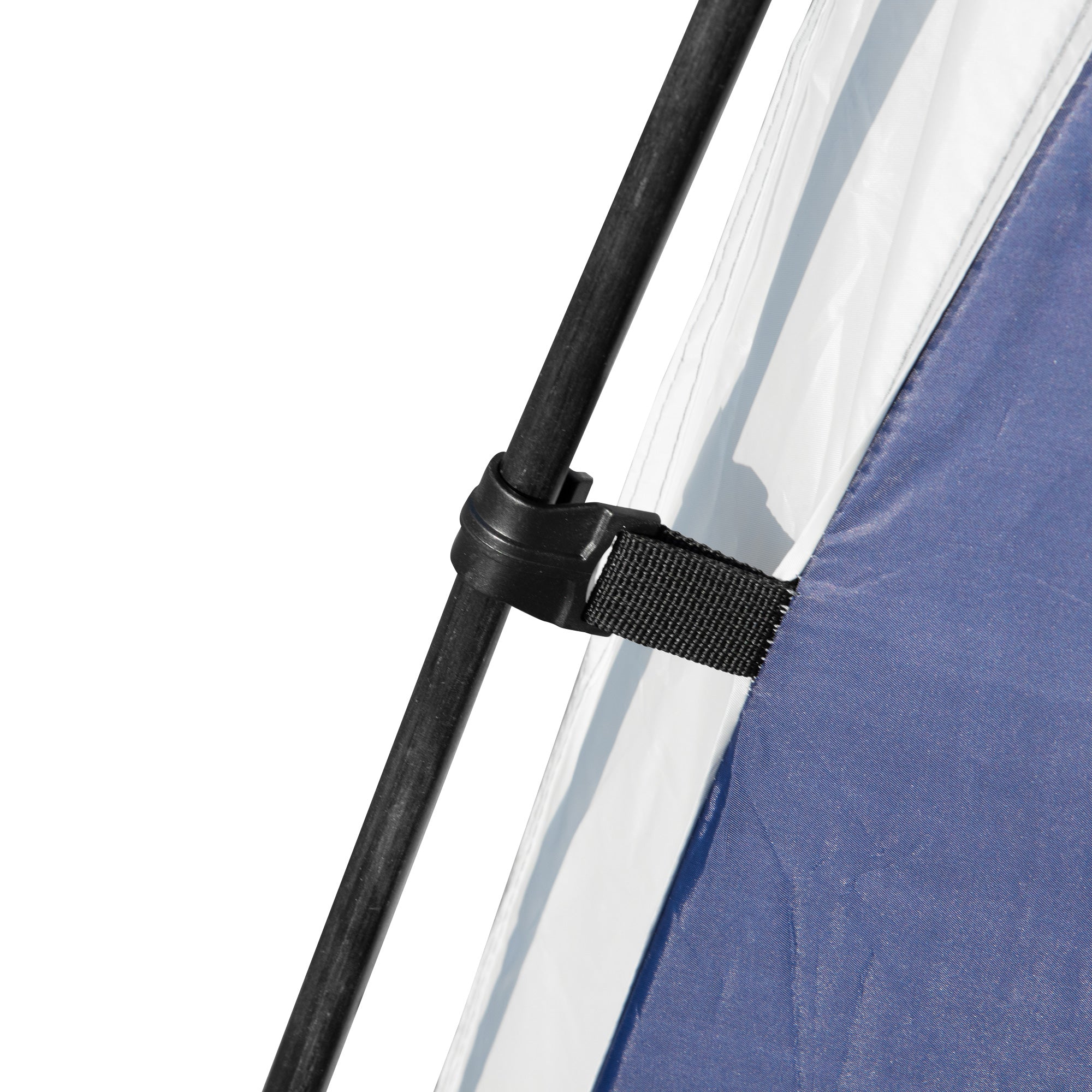 Event Shelter 3.5 x 3.5m Pavilion with Hook Door, Rain Protection with Sturdy Steel Poles, Garden Gazebo with UV Protection, Sunshade for Camping, Garden Festivals Blue