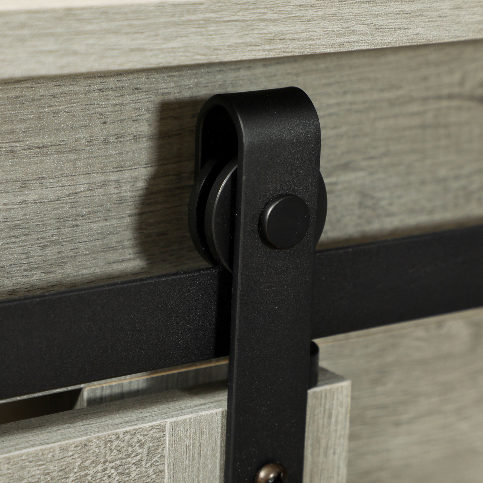 Dog Cage Furniture with Two-Room Option, 2 Doors Modern Metal Dog Box for Indoor Home, Doghouse for Large Dogs up to 30 kg, Doghouse 120 x 60 x 88.5 cm Gray