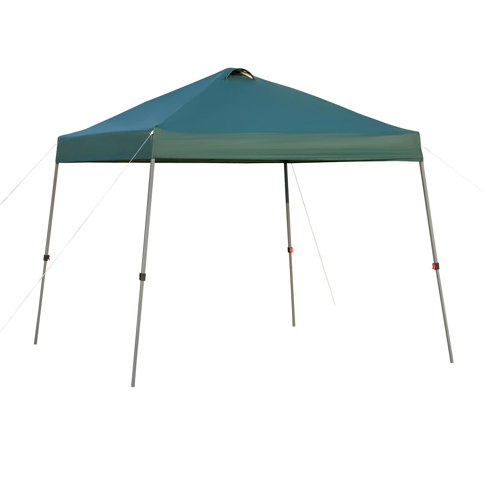 3x3m Foldable Gazebo Garden Canopy with Wheeled Transport Bag Waterproof and Steel Frame Outdoor Gazebo for Parties Camping Green