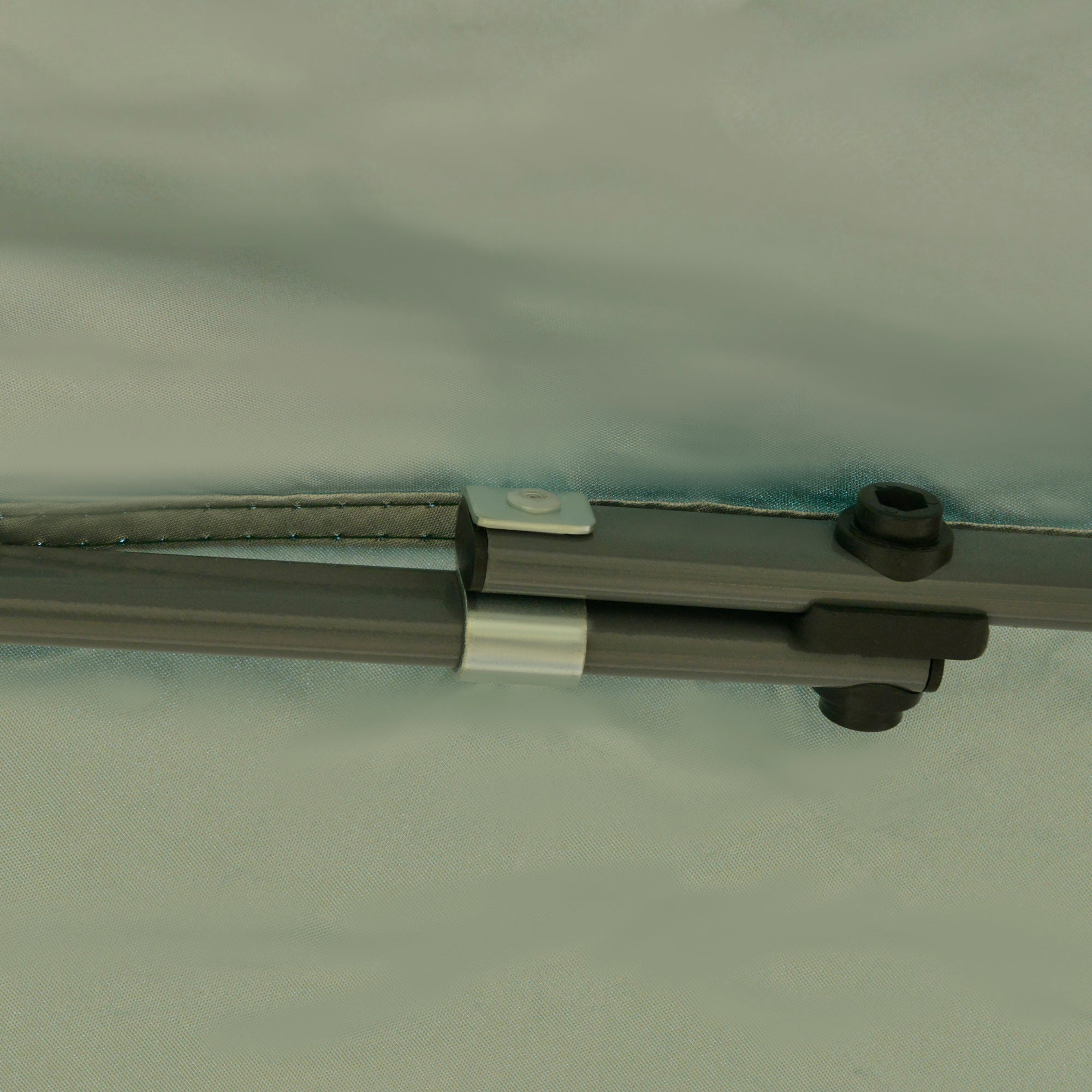 3x3m Foldable Gazebo Garden Canopy with Wheeled Transport Bag Waterproof and Steel Frame Outdoor Gazebo for Parties Camping Green