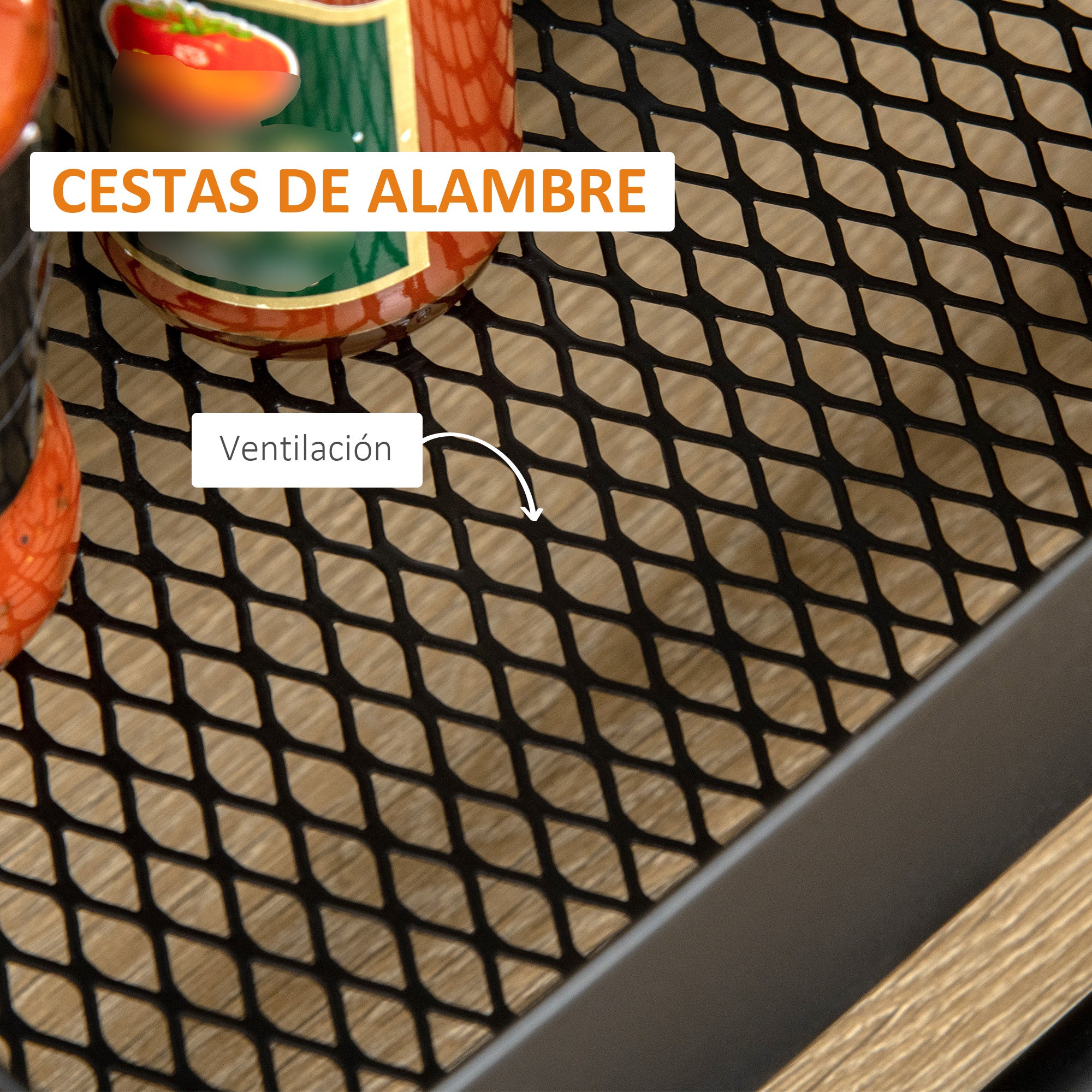 3-Tier Kitchen Cart with Wheels Storage Trolley with Brakes for Bathroom Living Room Bedroom Office 46x34.5x76.5 cm Black