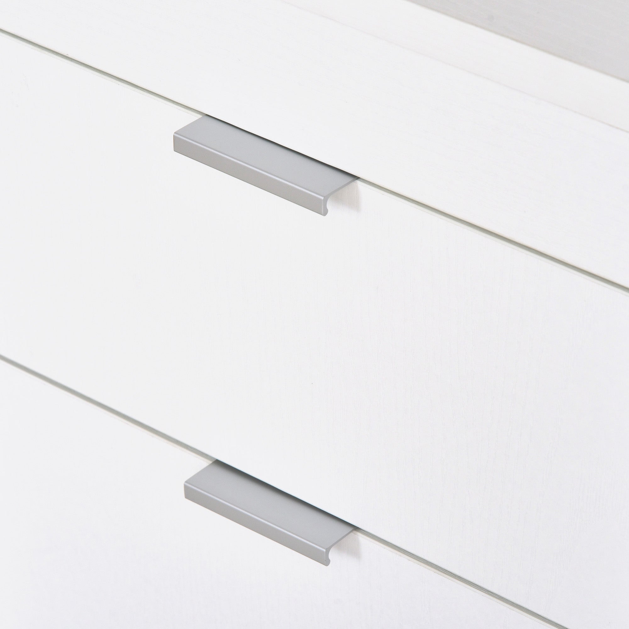 Desk Computer Desk with Drawer Cabinet Rectangular Legs Modern Style Additional Decoration 112.5x50x75.5 cm White