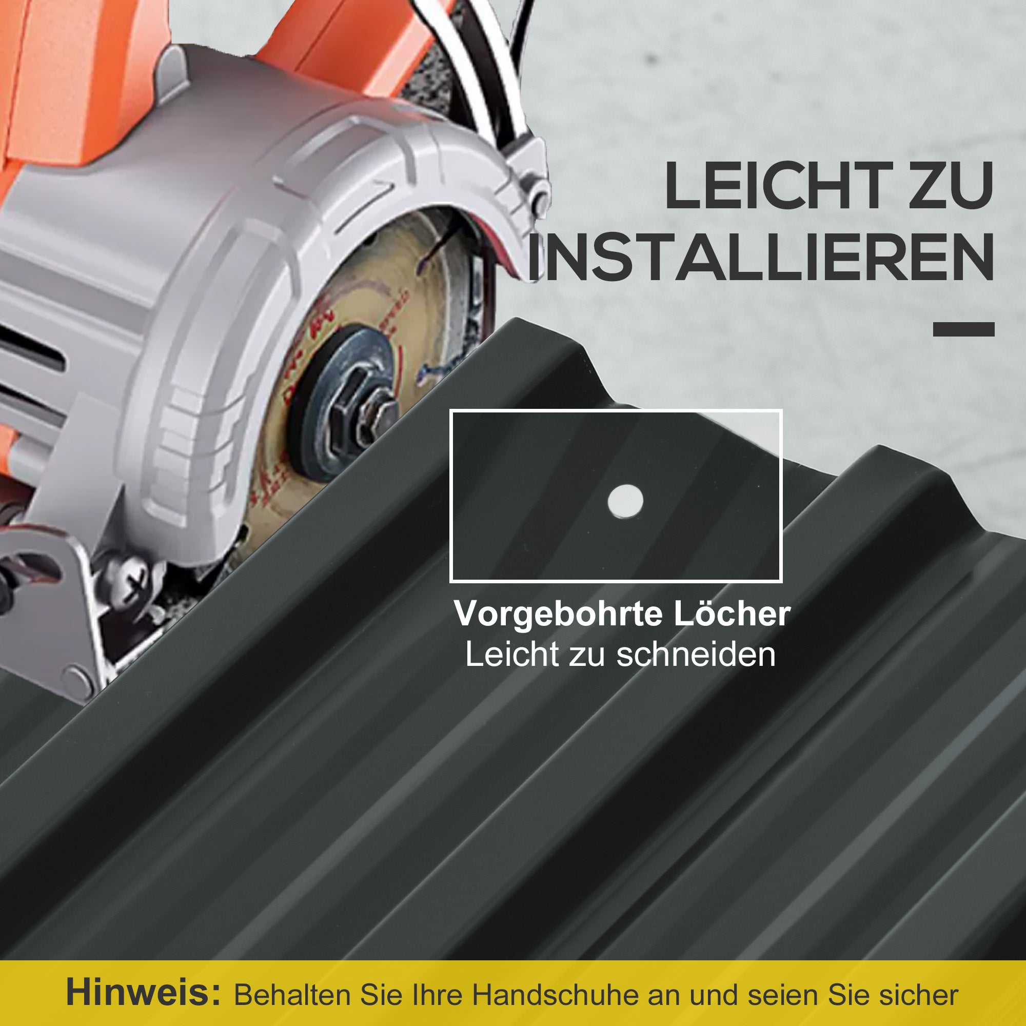 12 Pieces Trapezoidal Sheet 129x45cm 7m² Galvanized Roof Sheet 0.25 mm Weatherproof Profile Sheet Galvanized Steel Roof Panels Steel Sheet Corrugated Panels for Roof Tool Shed Carport Dark Grey