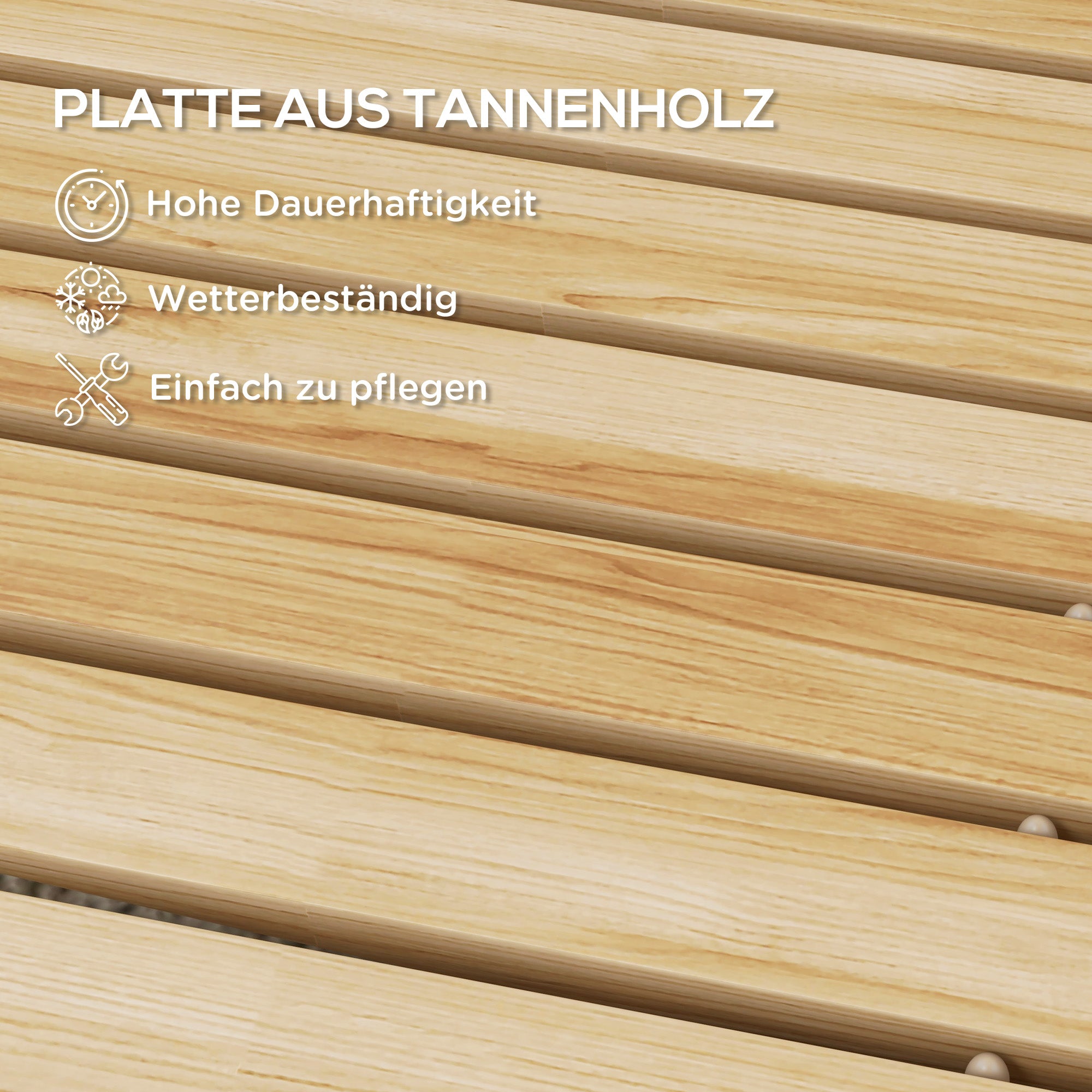 120 cm Garden Path, Rollway Garden Tread Decorative Wooden Tread Made of Pine Wood, for Garden, Balcony, Nature