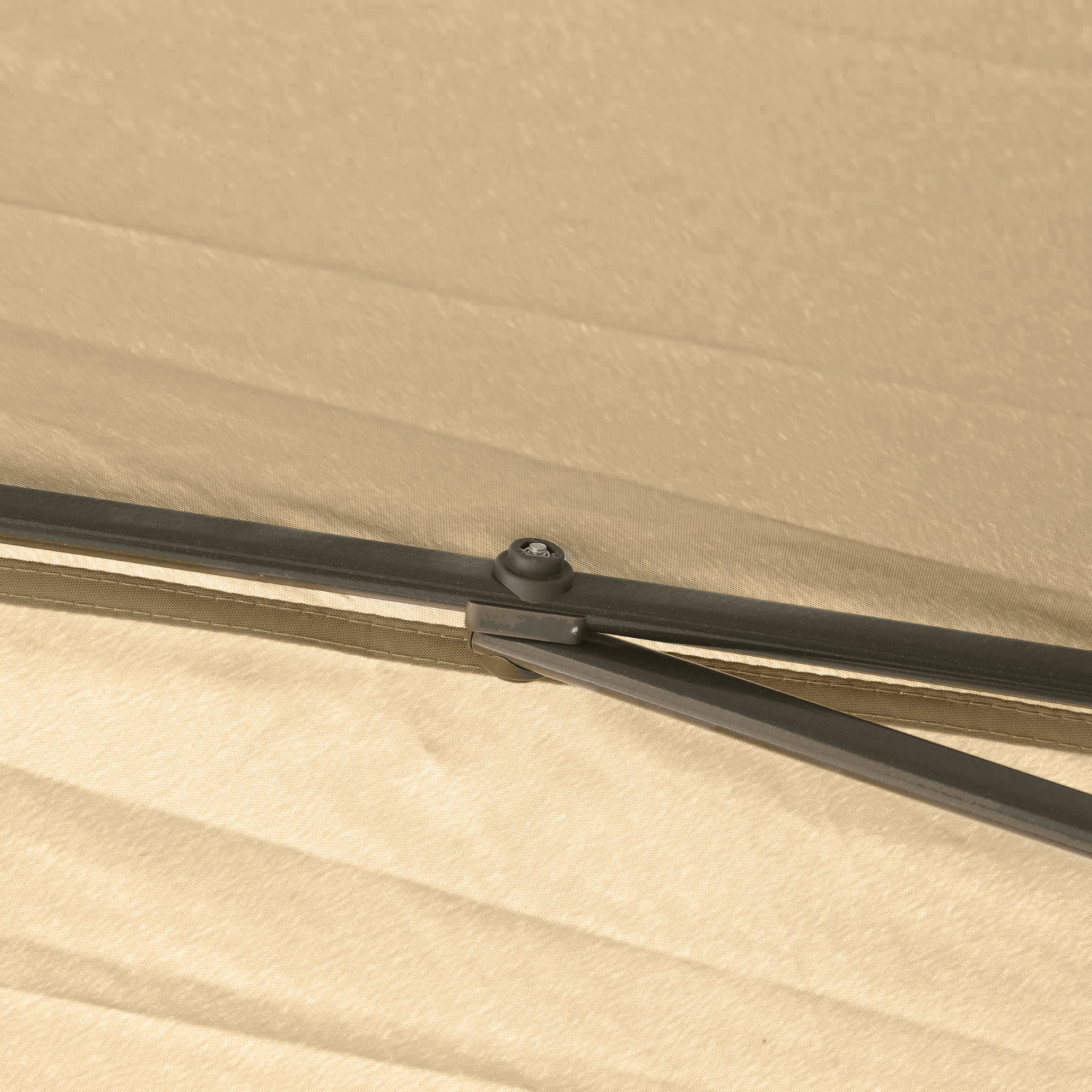 Pavilion 3.3x3.3m, Waterproof Winterproof Pop-Up Folding Pavilion with Double Roof, UV Protection, Foldable Party Tent Garden Tent with Side Panels, Bag Garden Pavilion for Camping Garden, Beige