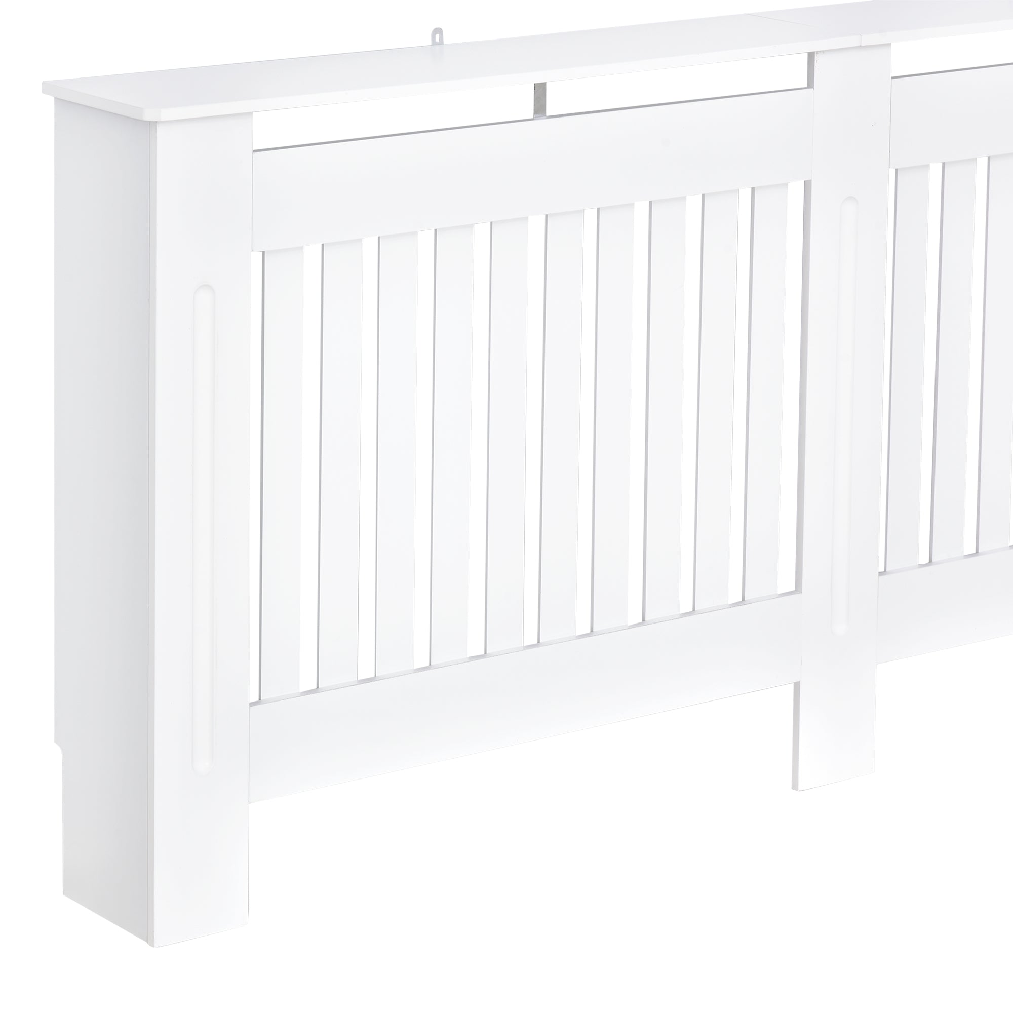 Radiator Cover Modern MDF Radiator Cover for Living Room Bedroom 172x19x81 cm White