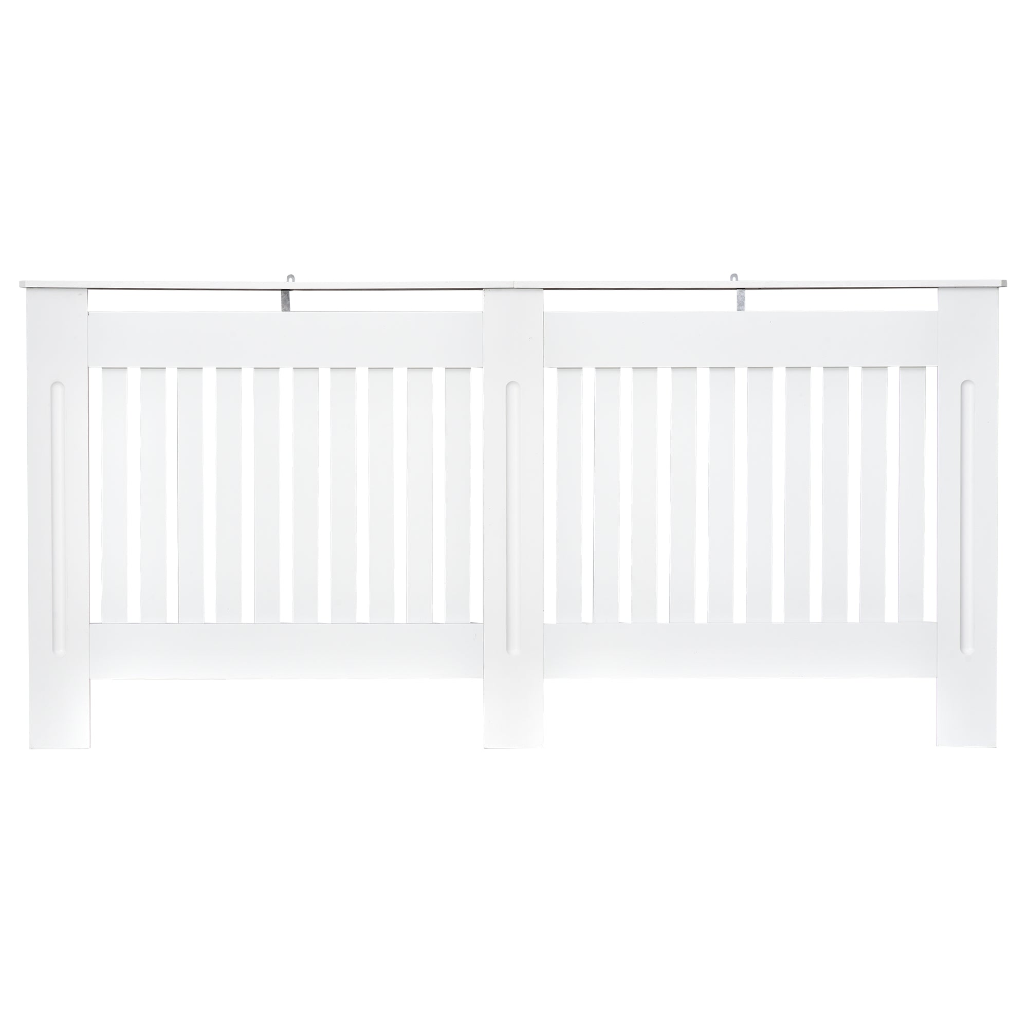 Radiator Cover Modern MDF Radiator Cover for Living Room Bedroom 172x19x81 cm White