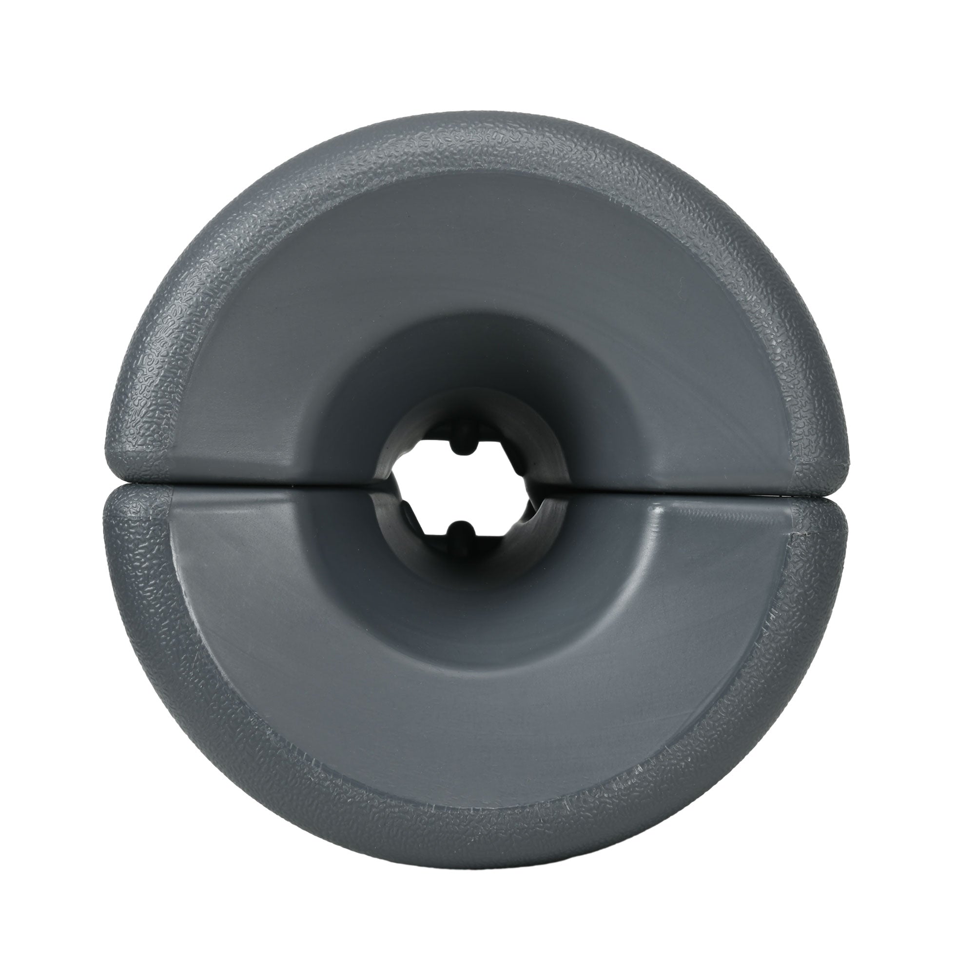 Set of 4 Pop-Up Canopy Leg Weights — Fill with Water or Sand, HDPE Ground Weights with Security Screws, Gray