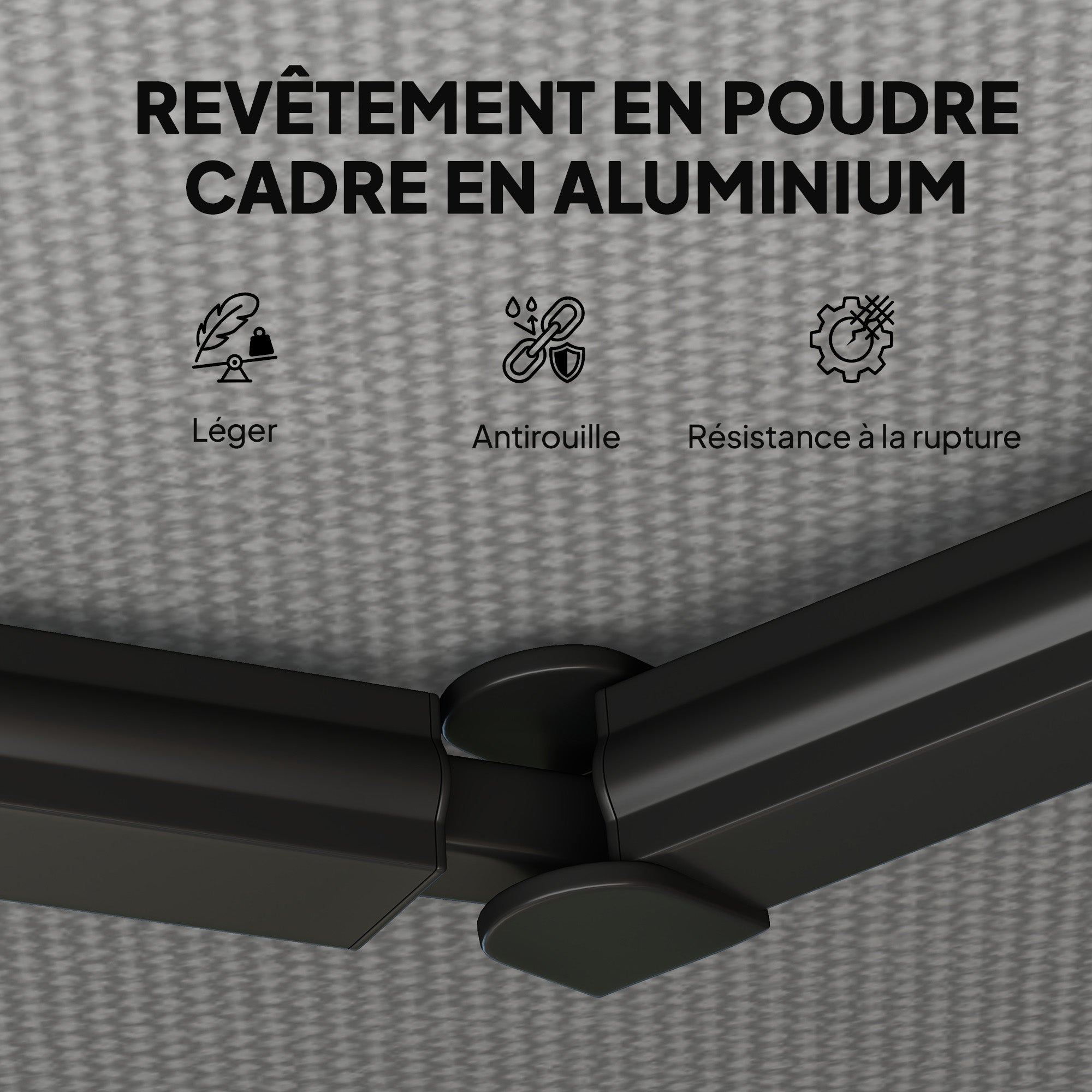 Manual Retractable Awning 11.5' x 9.8' — Adjustable Tilt, Crank-Operated, Aluminum Frame, 280 g/m² Polyester, UPF50+, Water-Resistant, Dark Gray