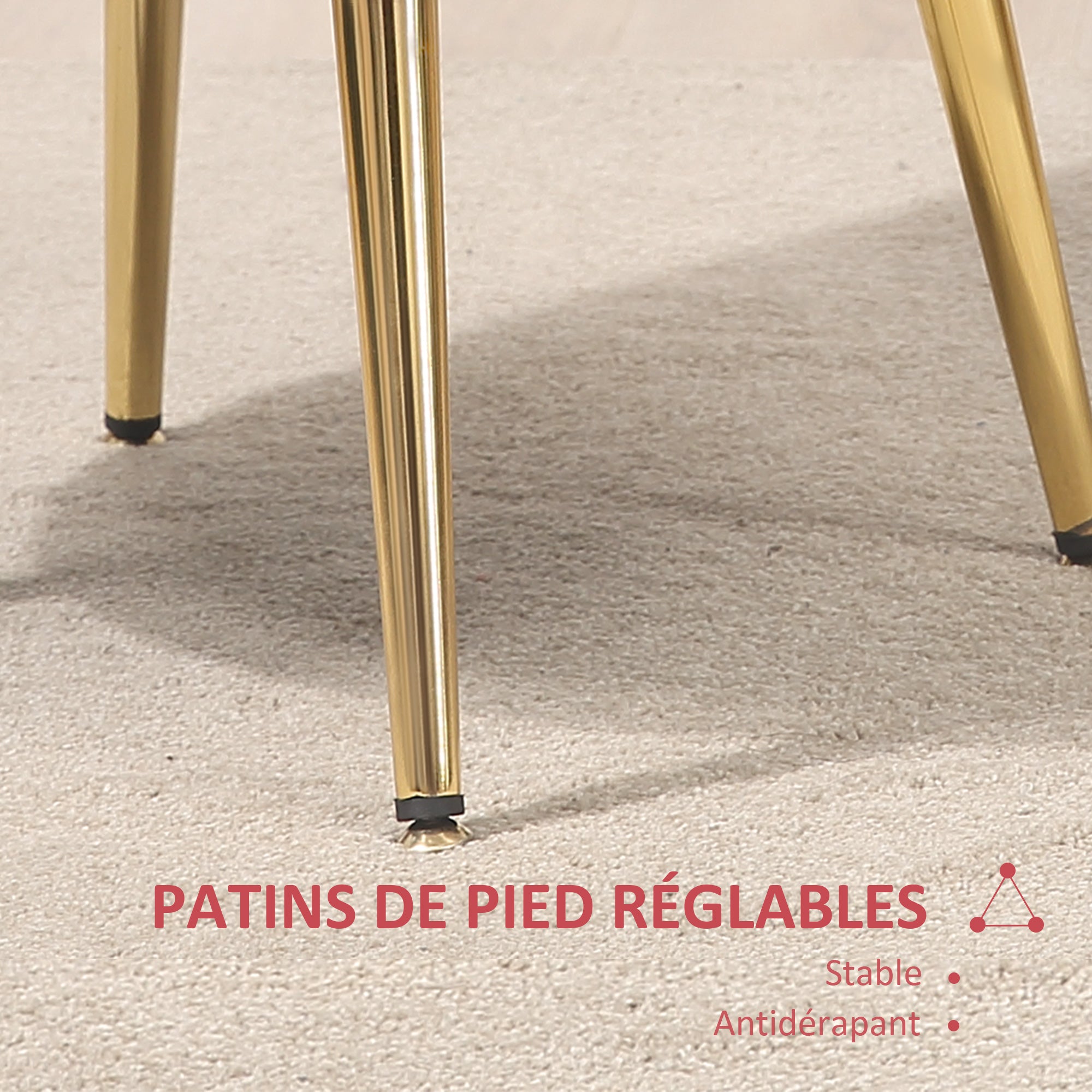 Velvet Club Chair with Golden Metal Legs for Bedroom, 76 x 67 x 74 cm, Wine Red