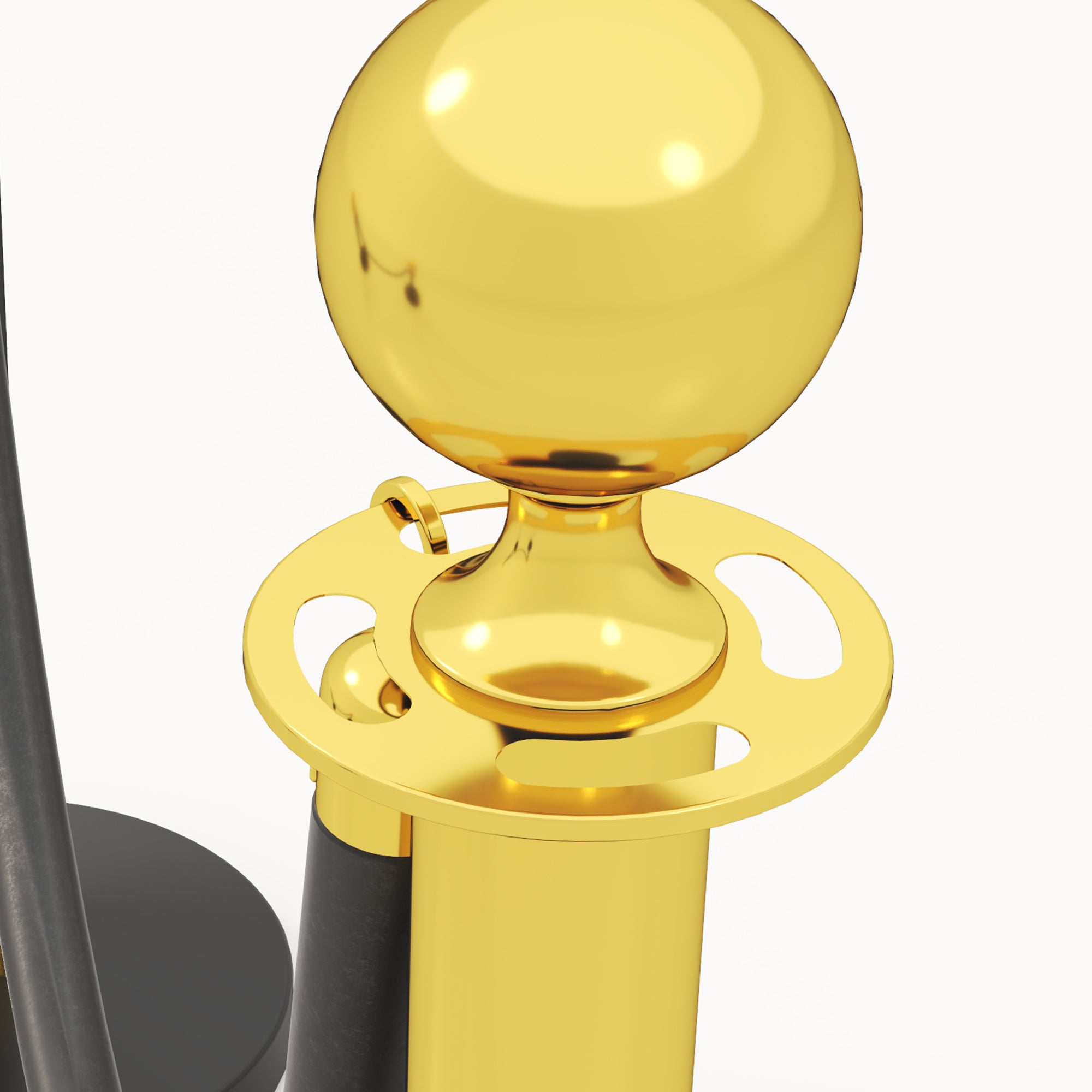 Path Marking Columns with 1.5m Velvet Rope and Fillable Base, Stainless Steel Delimitation Poles, for Hotels and Restaurants, Ø32x96 cm, Black