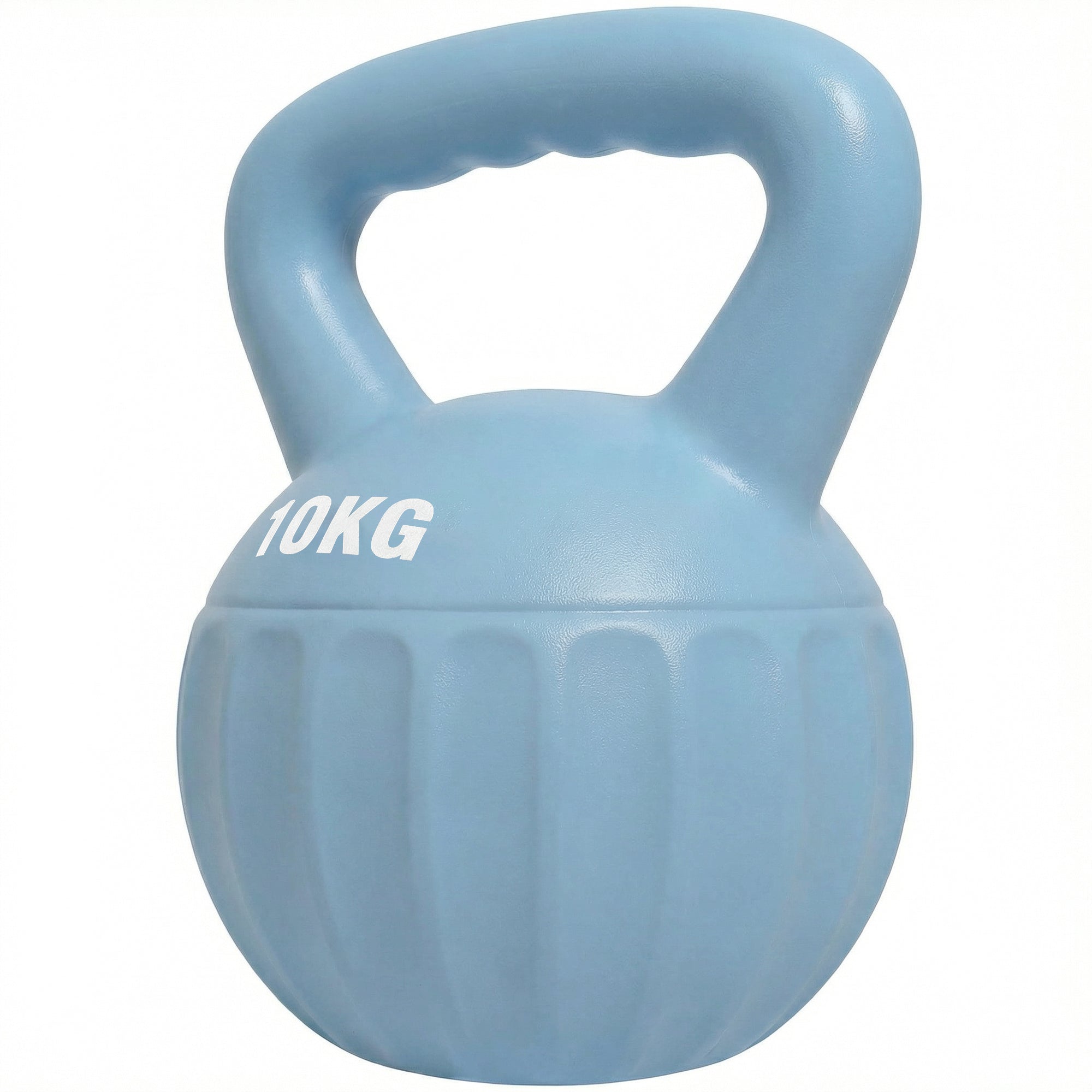 SPORTNOW Kettlebell 10 kg Sand-Filled Kettlebell for Beginners — Home Strength Training, Blue