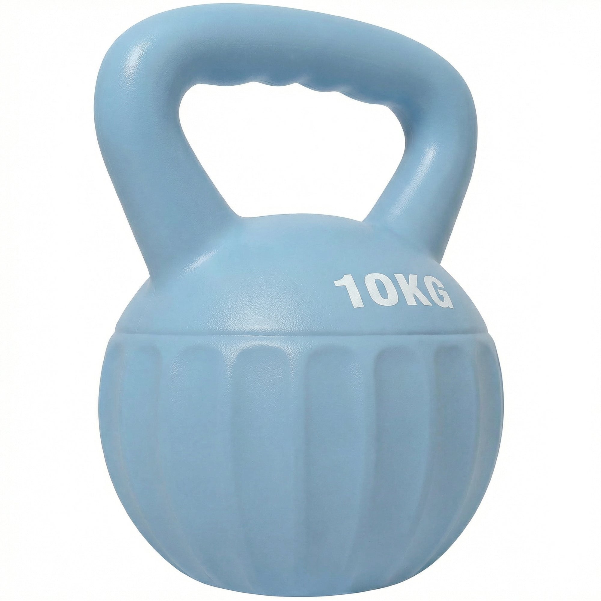 SPORTNOW Kettlebell 10 kg Sand-Filled Kettlebell for Beginners — Home Strength Training, Blue