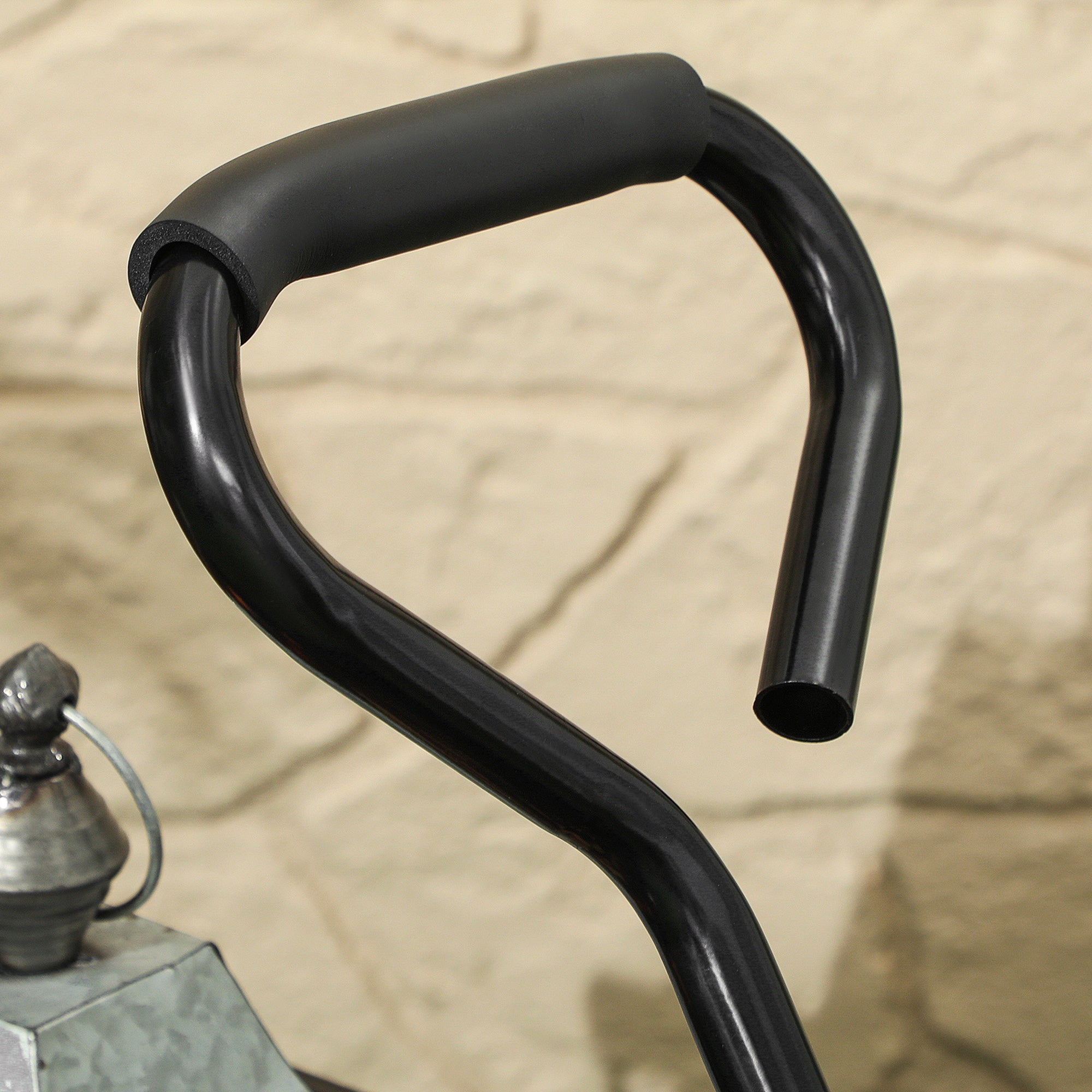 Garden Wagon 300 kg Capacity Transport Cart with Air Tires, Removable Cover Handle Wheels Front Axle Wagon Handcart Garden Cart 114 L Utility Cart for Home Garden Black