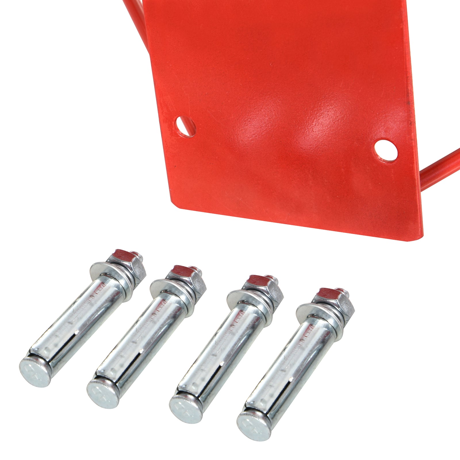 Basketball Hoop, Indoor & Outdoor with Ø46 cm Rim and Net, Wall Mount, Basketball Board for Teenagers Adults, Red + Blue + White