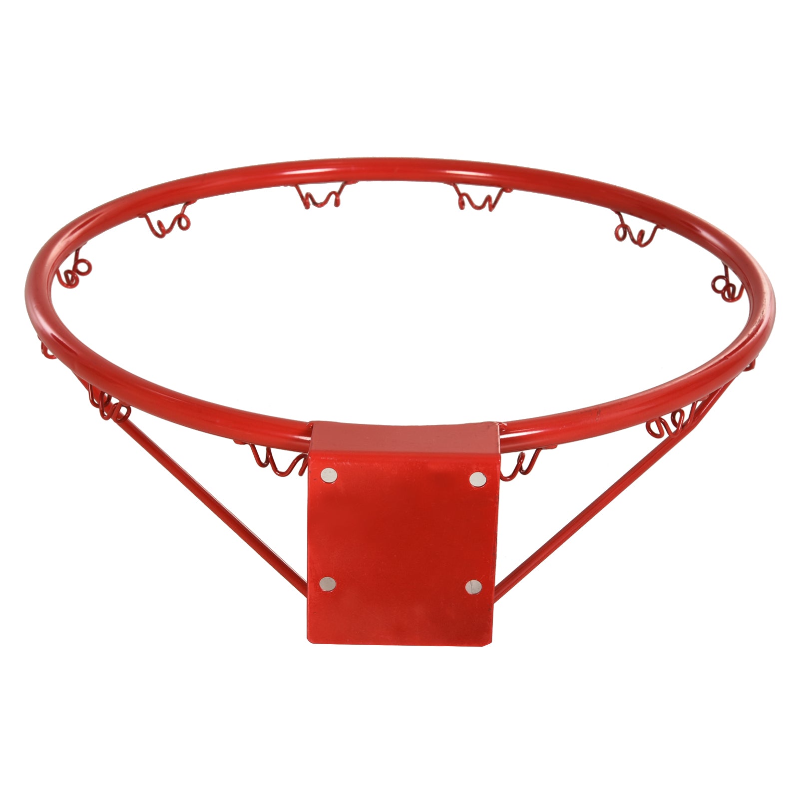 Basketball Hoop, Indoor & Outdoor with Ø46 cm Rim and Net, Wall Mount, Basketball Board for Teenagers Adults, Red + Blue + White
