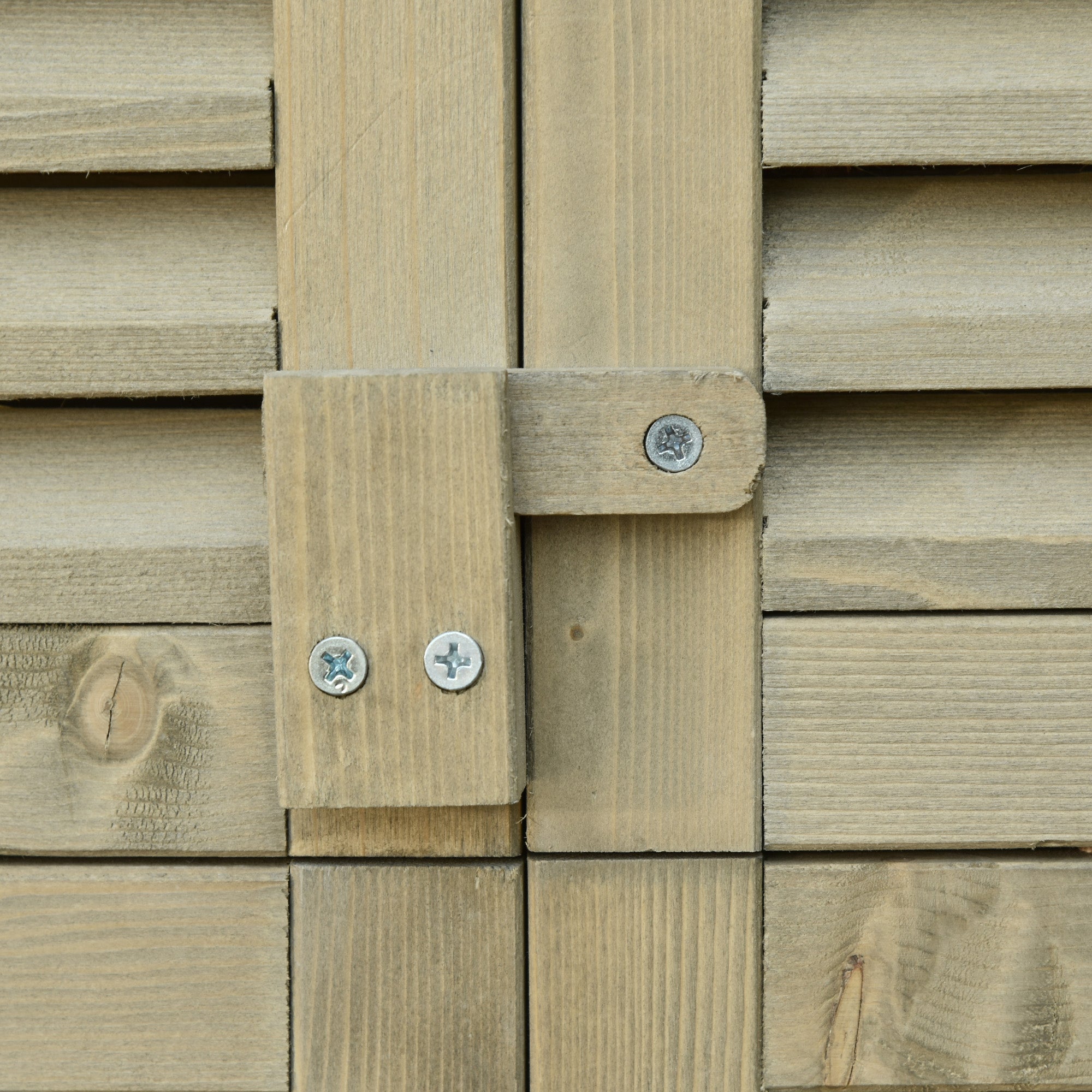 Garden Cabinet Wood Tool Shed Equipment House with Asphalt Roof Slatted Door Tool Cabinet Shed Garden 4 Compartments Gray 87 x 46.5 x 160 cm