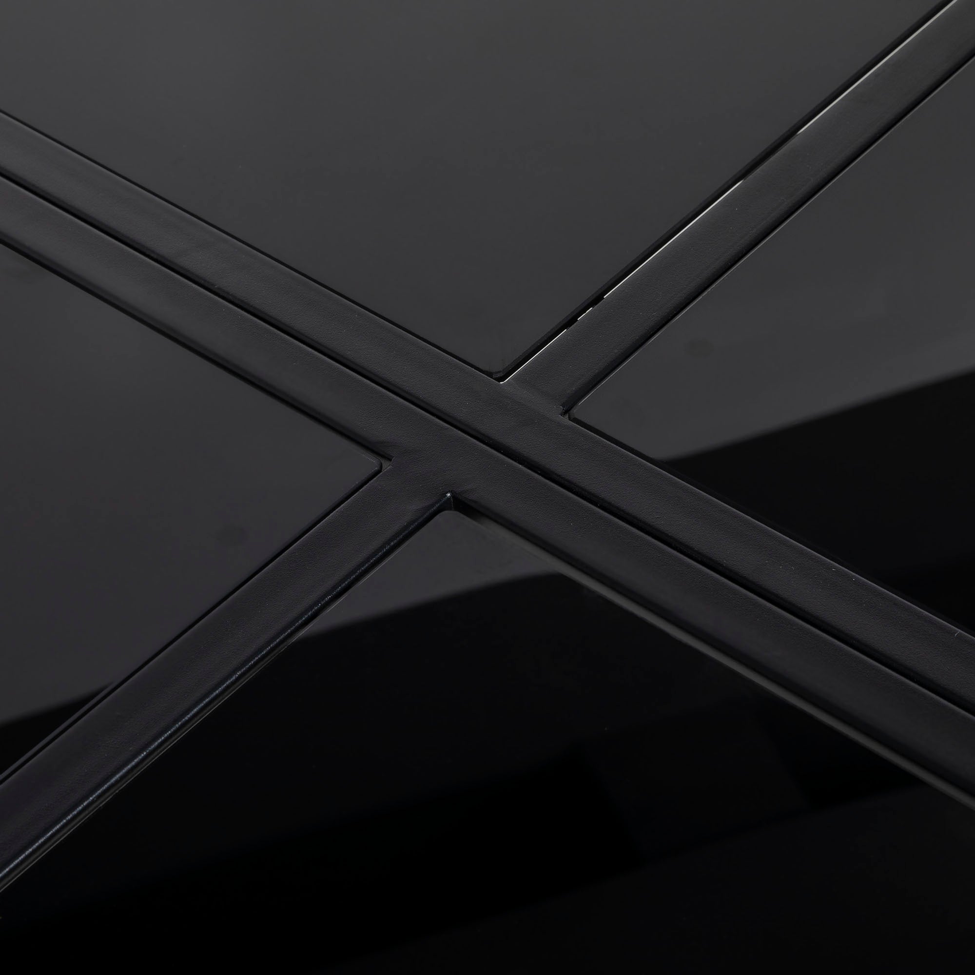 5-piece dining set for 4 people Dining table with 4 chairs Dining room set with folding chairs Kitchen table set with steel frame Balcony furniture Garden furniture for terrace, balcony Black