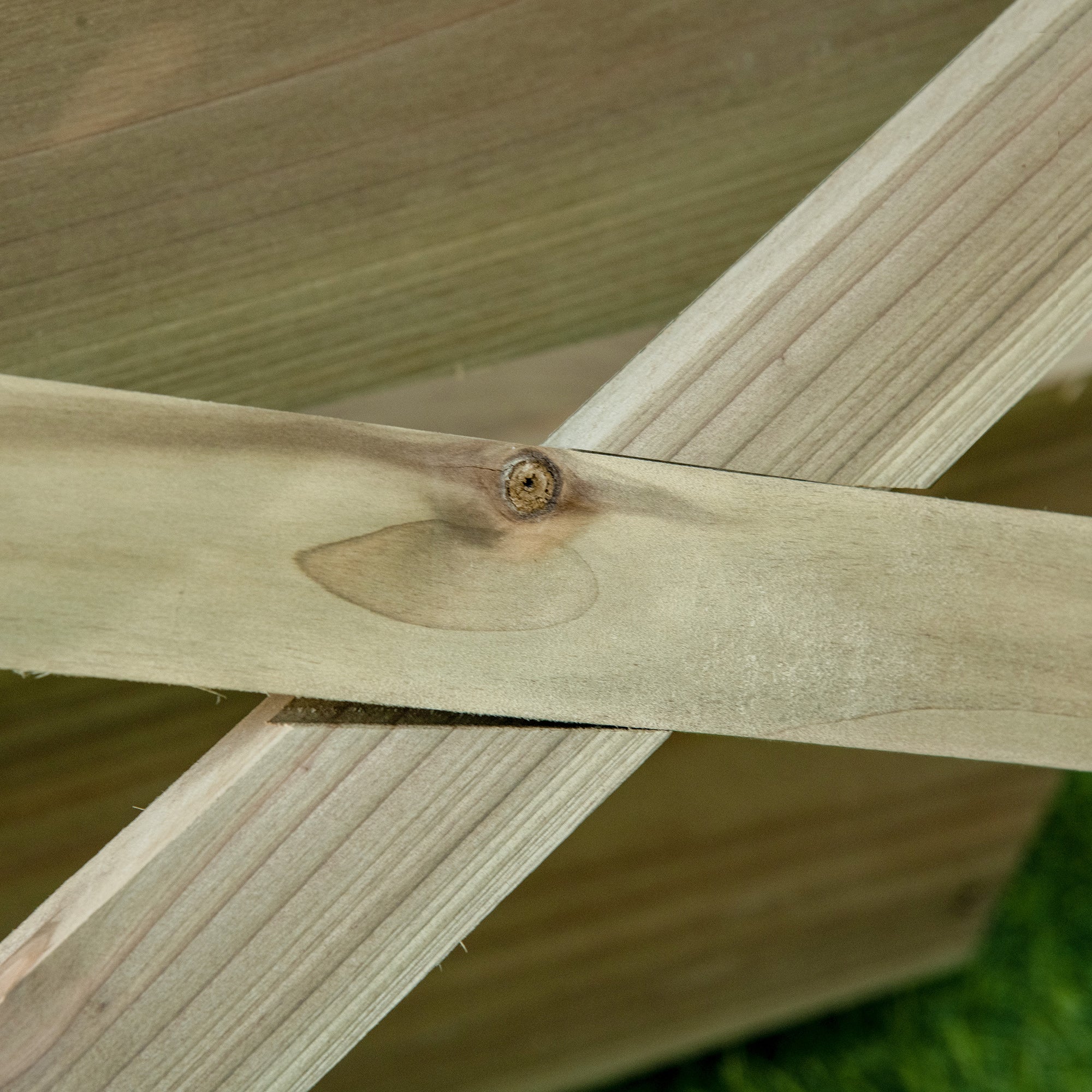 3-Tier Wooden Vertical Planter Box with Non-Woven Fabric and Drainage Holes Urban Garden for Plants Pots Flowers Garden 71x61x77 cm Natural