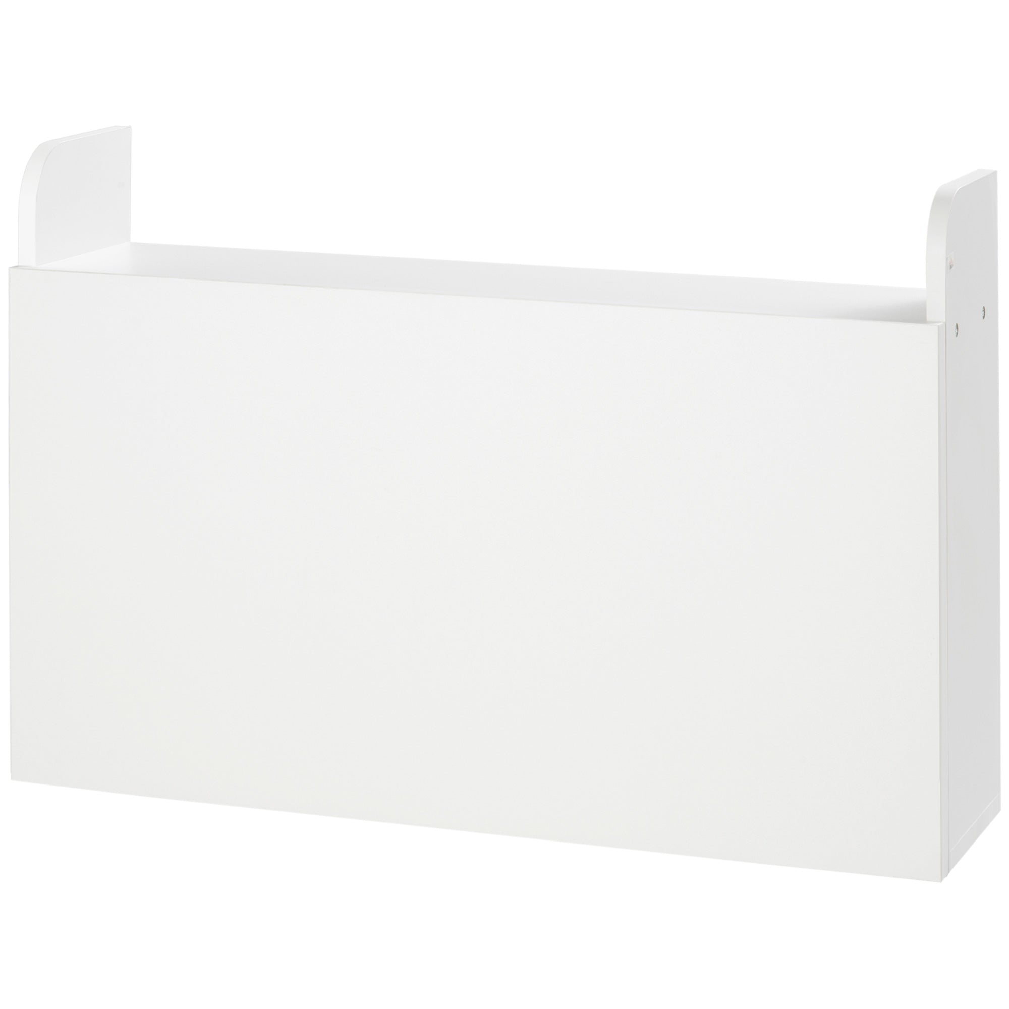 Wall-Mounted Folding Desk Computer Desk with Shelf - 77 x 20 x 51 cm