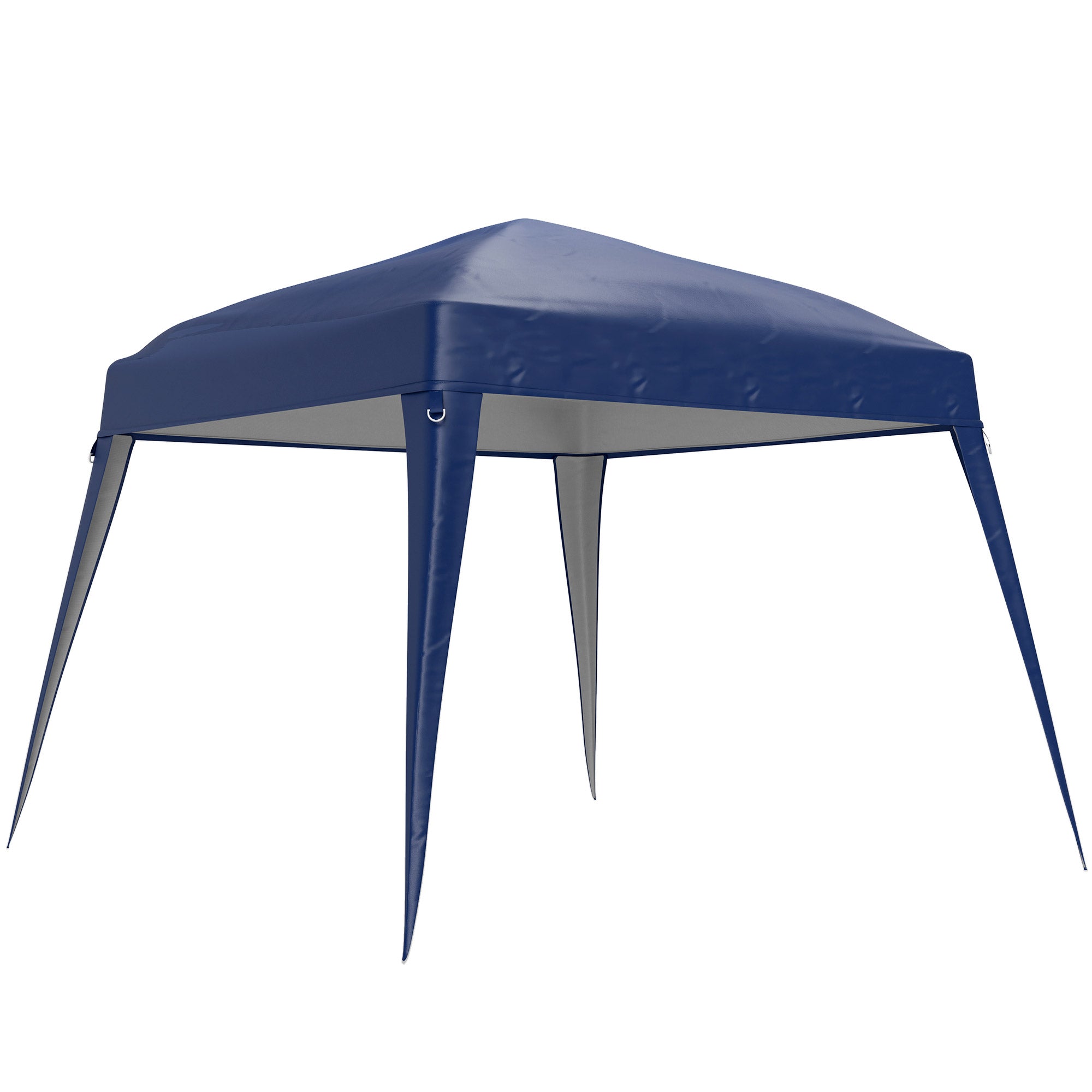 Replacement Canopy Cover for 3 x 3 m (base) / 2.4 x 2.4 m (top) folding gazebo, UPF50+ sun protection, CANOPY COVER ONLY, dark blue