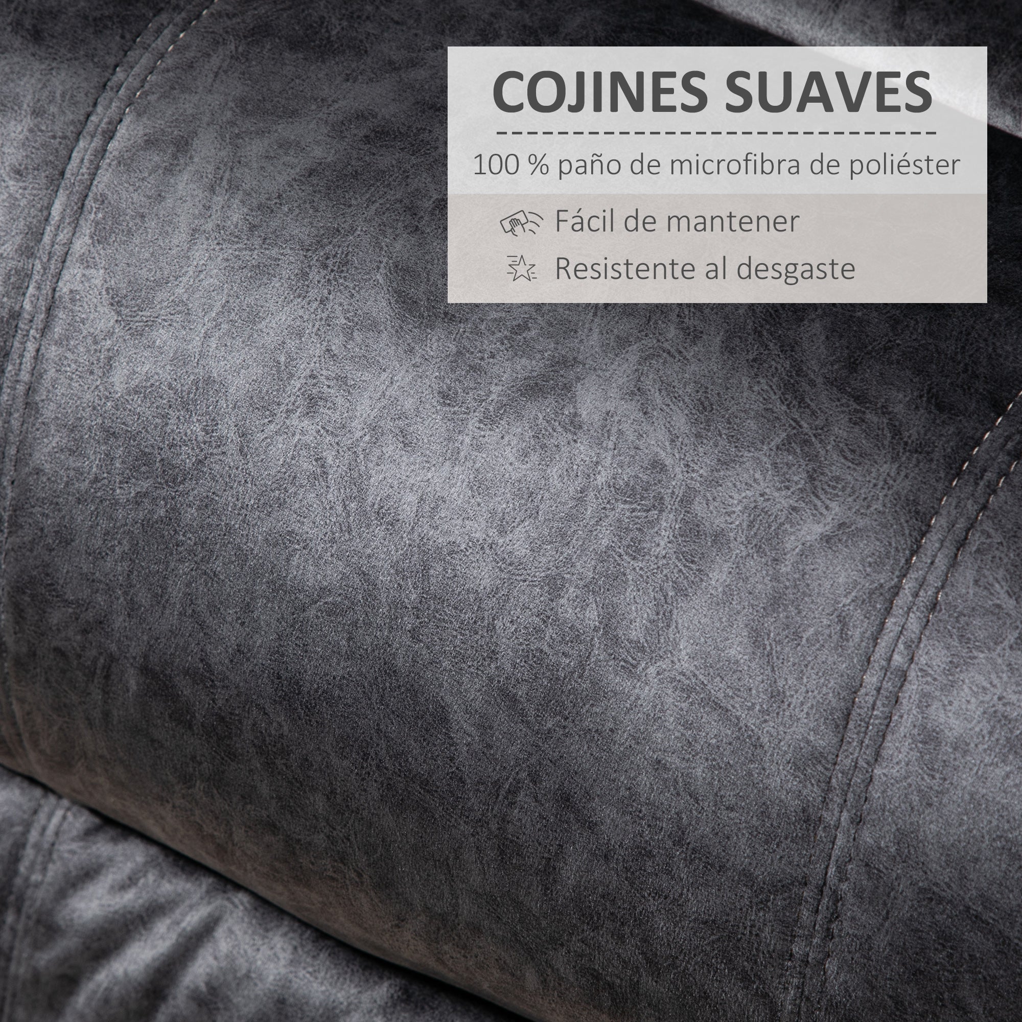 Manual Reclining Chair Upholstered in Padded Velvet Reclining Chair with Retractable Footrest and Side Pockets for Living Room Office Bedroom 88x91x108 cm Black