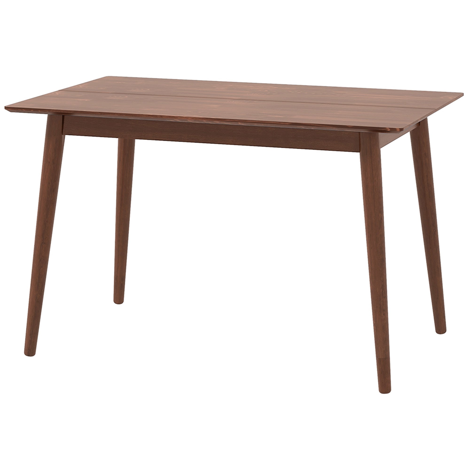 Dining Table Kitchen Table Design with Large Tabletop for 4-6 Persons Made of Wood 120L x 75W x 76H cm