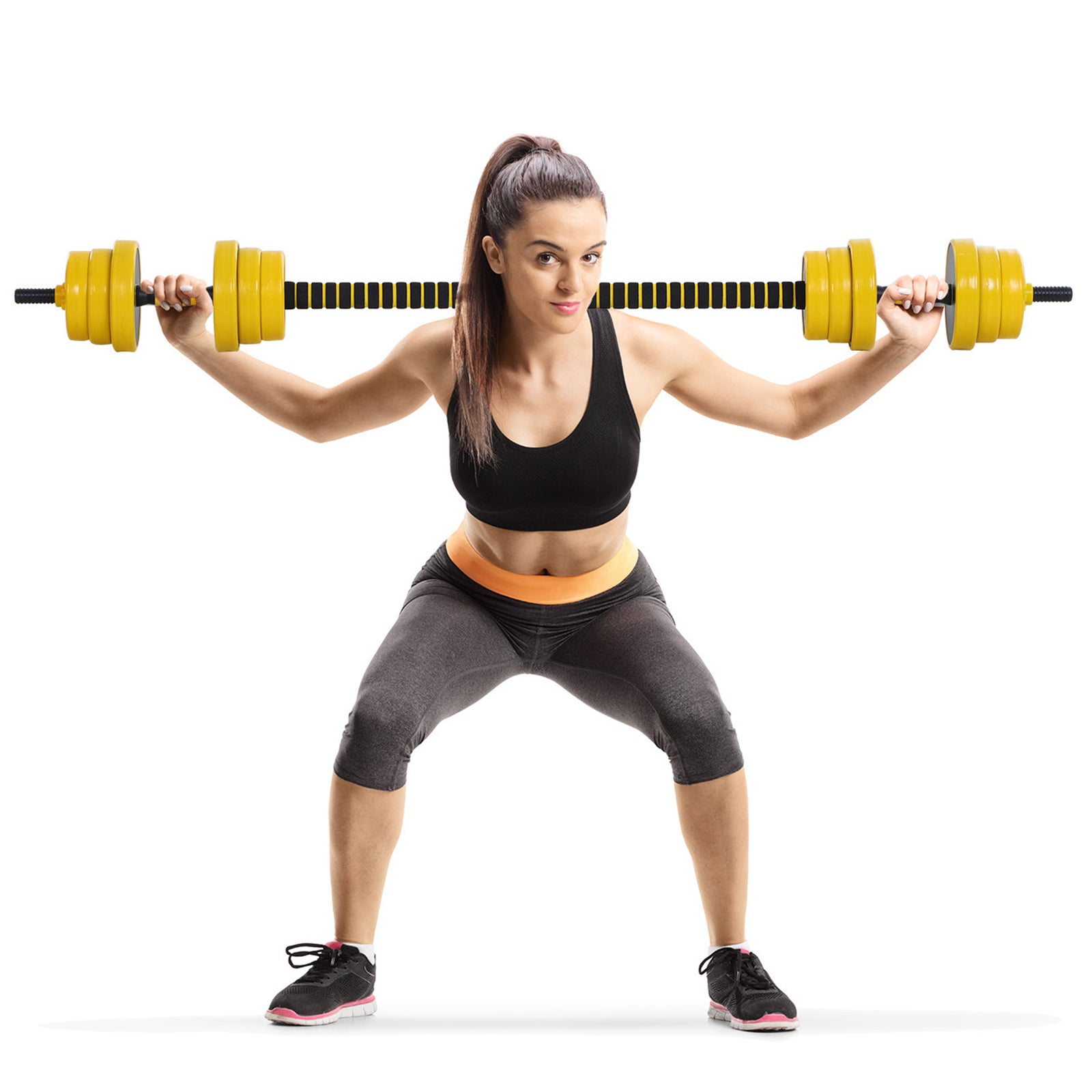 Short or Long Dumbbell Set 20kg - with extension bar - adjustable weight training - muscle training & weightlifting